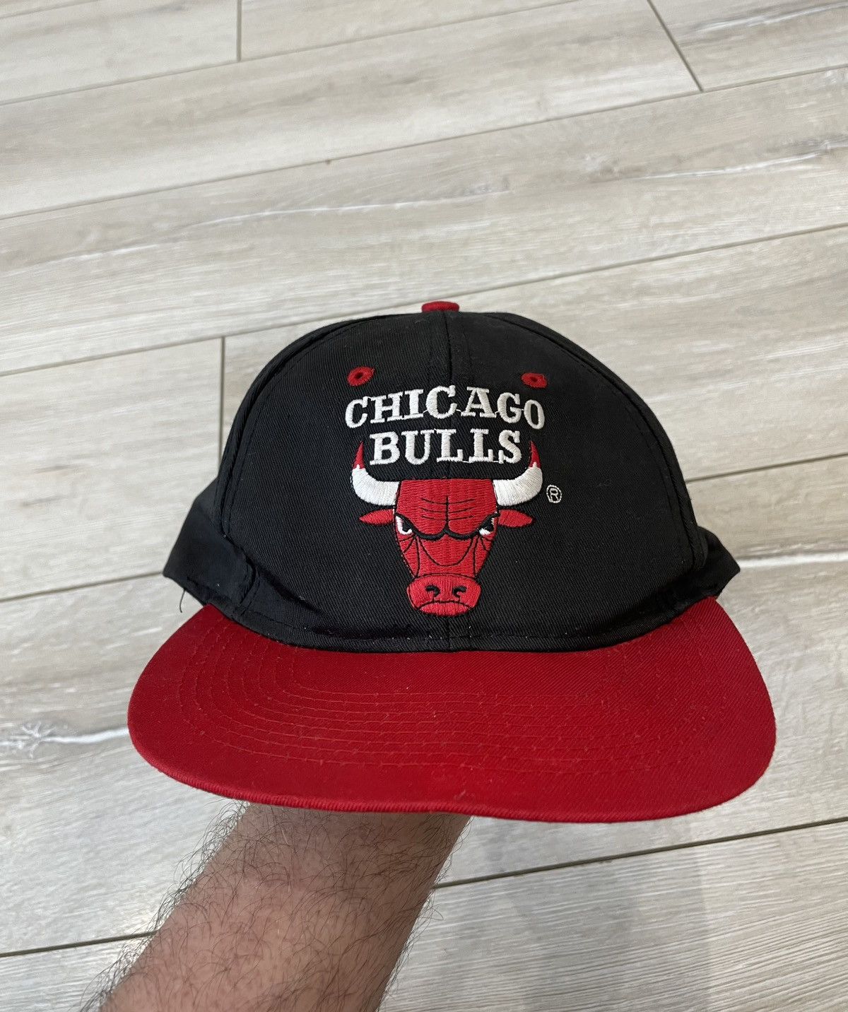 NBA × Vintage Cap Hat CHICAGO BULLS VINTAGE Drew Pearson Snapback anni '90 Size ONE SIZE - 2 Thumbnail