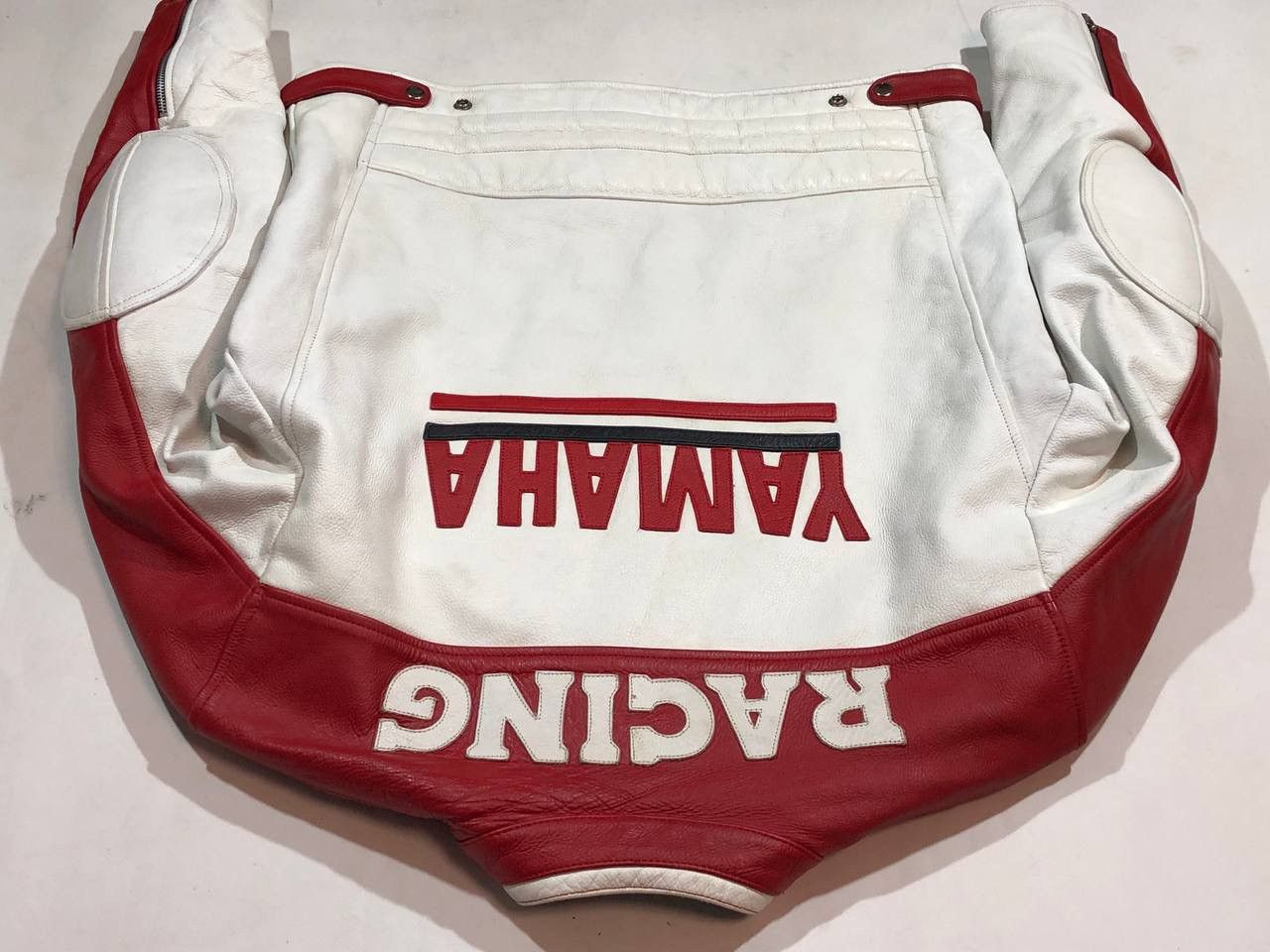 Yamaha Yamaha Moto Vintage Leather Racing Jacket Size US XL / EU 56 / 4 - 14 Thumbnail