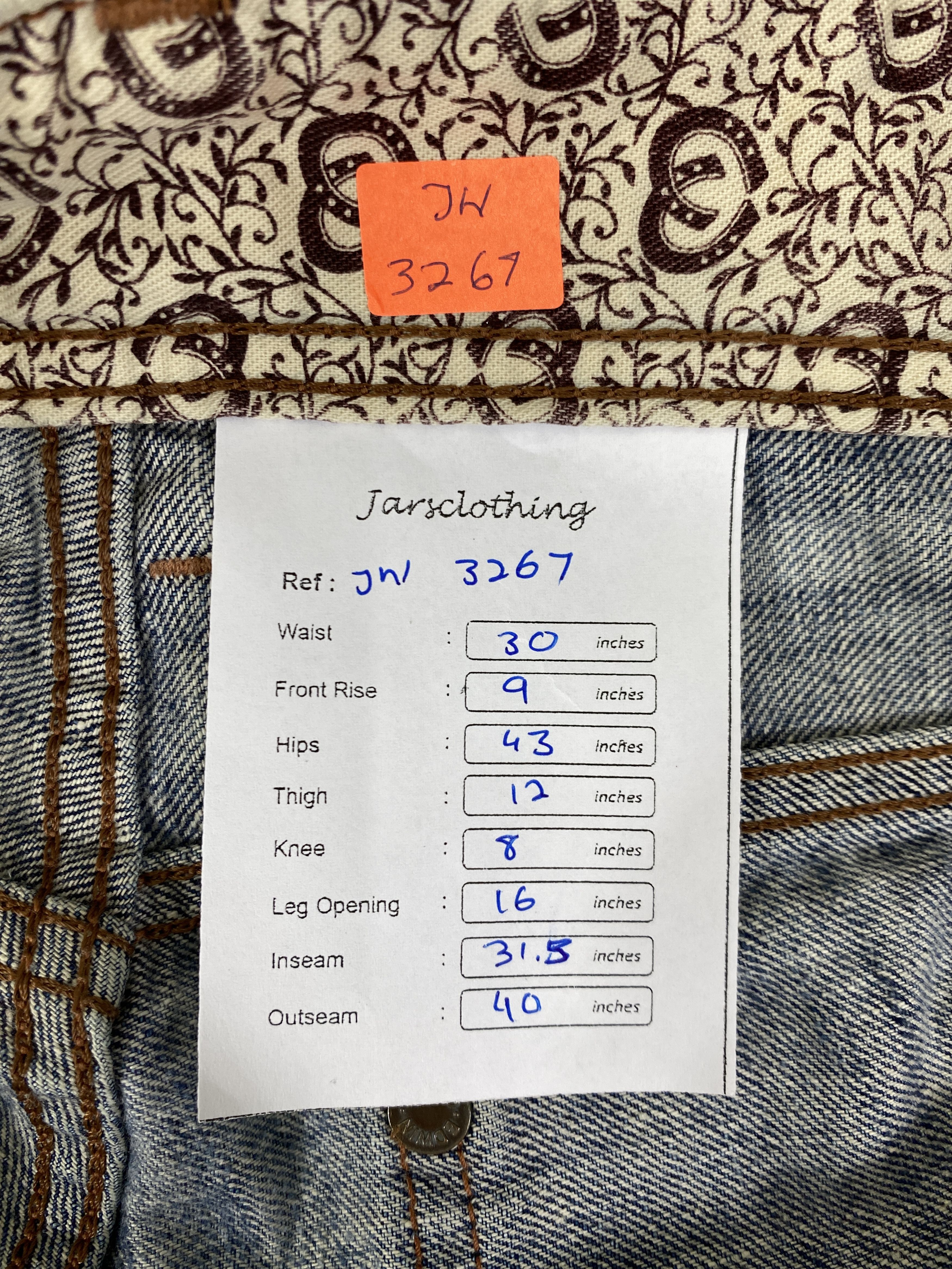Ed Hardy Faded Blue Vintage Edwin Jeans 30x31.5 Denim - JN3267 Size US 30 / EU 46 - 10 Thumbnail