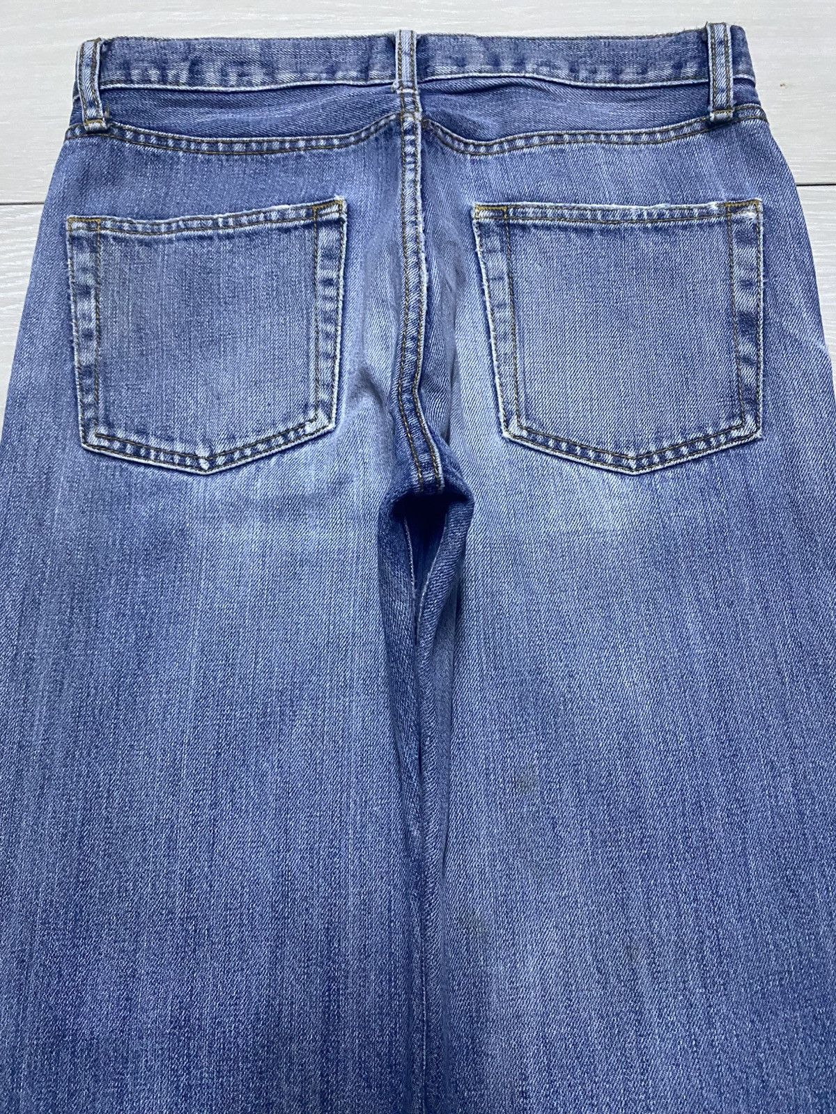 Uniqlo Vintage Japanese Uniqlo Faded Wash Distressed Loose Jeans Size US 30 / EU 46 - 4 Thumbnail