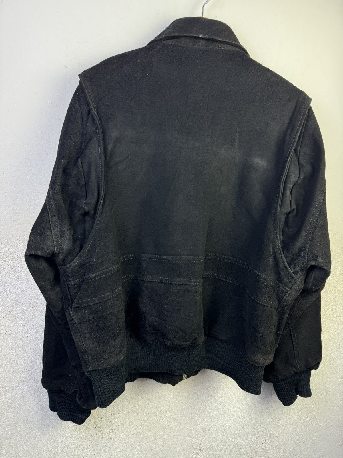 Vintage Vintage suede Bomber Deuxas Original Jacket By Creek Co,ltd Size US L / EU 52-54 / 3 - 8 Thumbnail