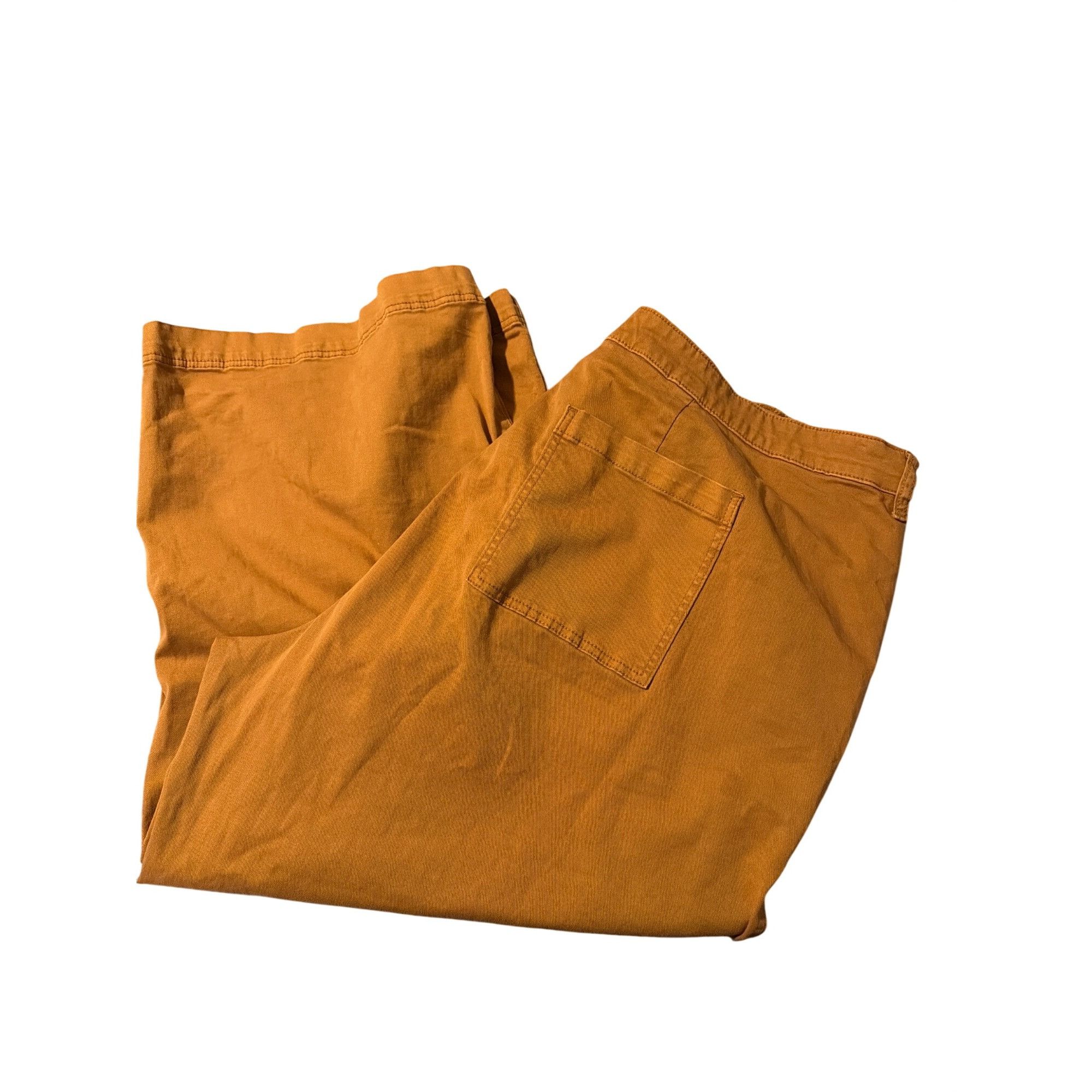 Torrid Torrid Dark Khaki Feel the Fit Pants Straight Leg Ankle Comf Size 42" / US 20 - 3 Thumbnail