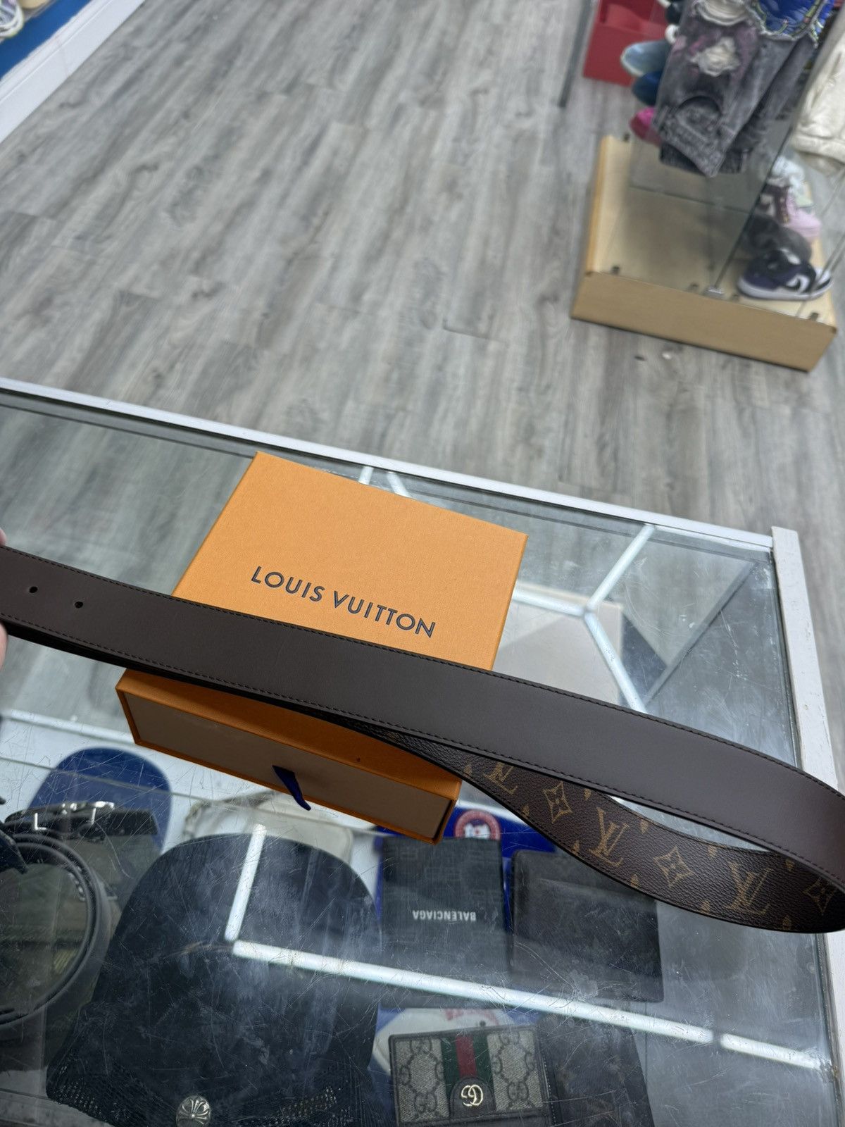 Louis Vuitton Louis Vuitton - LV Initiales Monogram Belt Size 34 - 4 Thumbnail