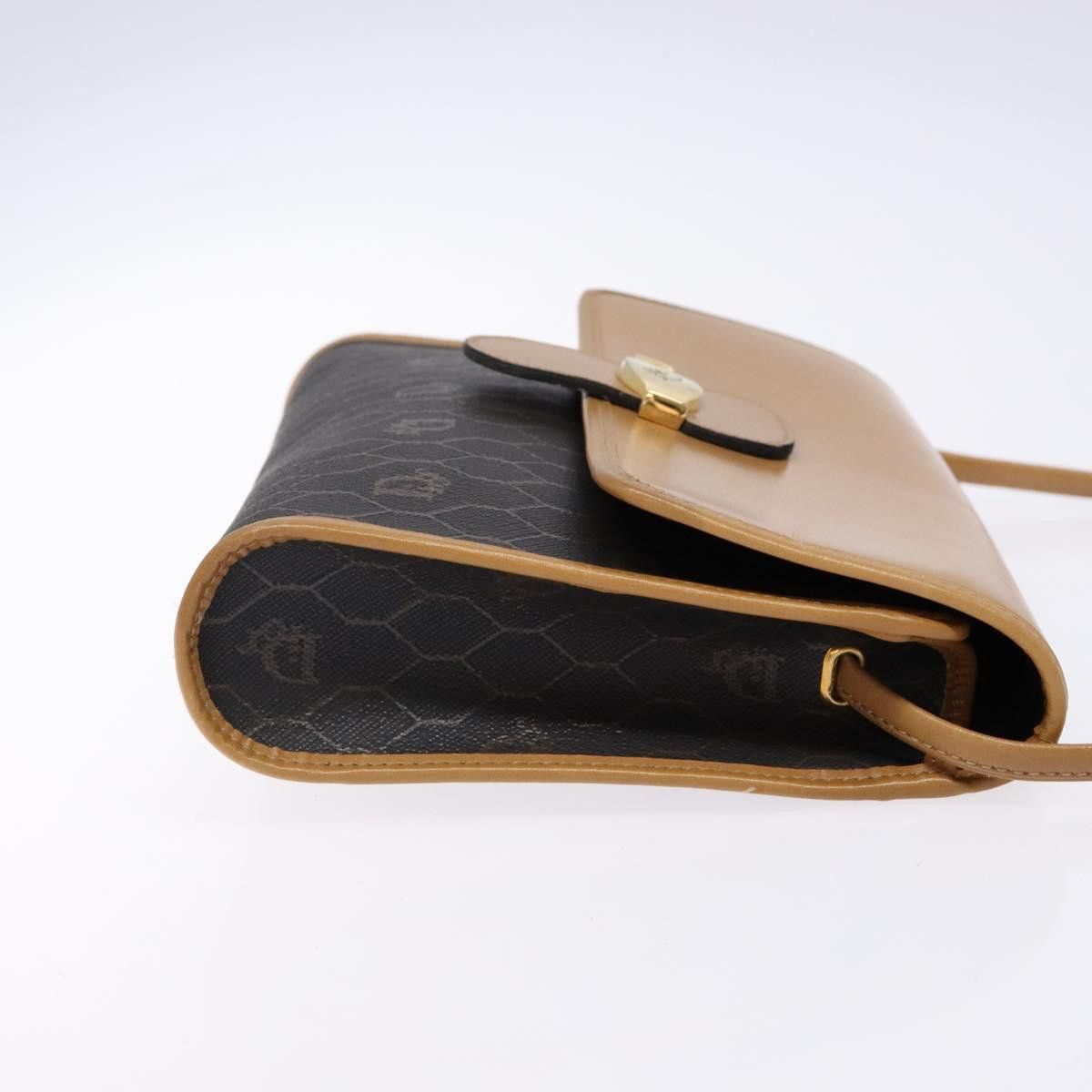 Dior DIOR Honeycomb Canvas Shoulder Bag Pvc Black Gold Size ONE SIZE - 4 Thumbnail