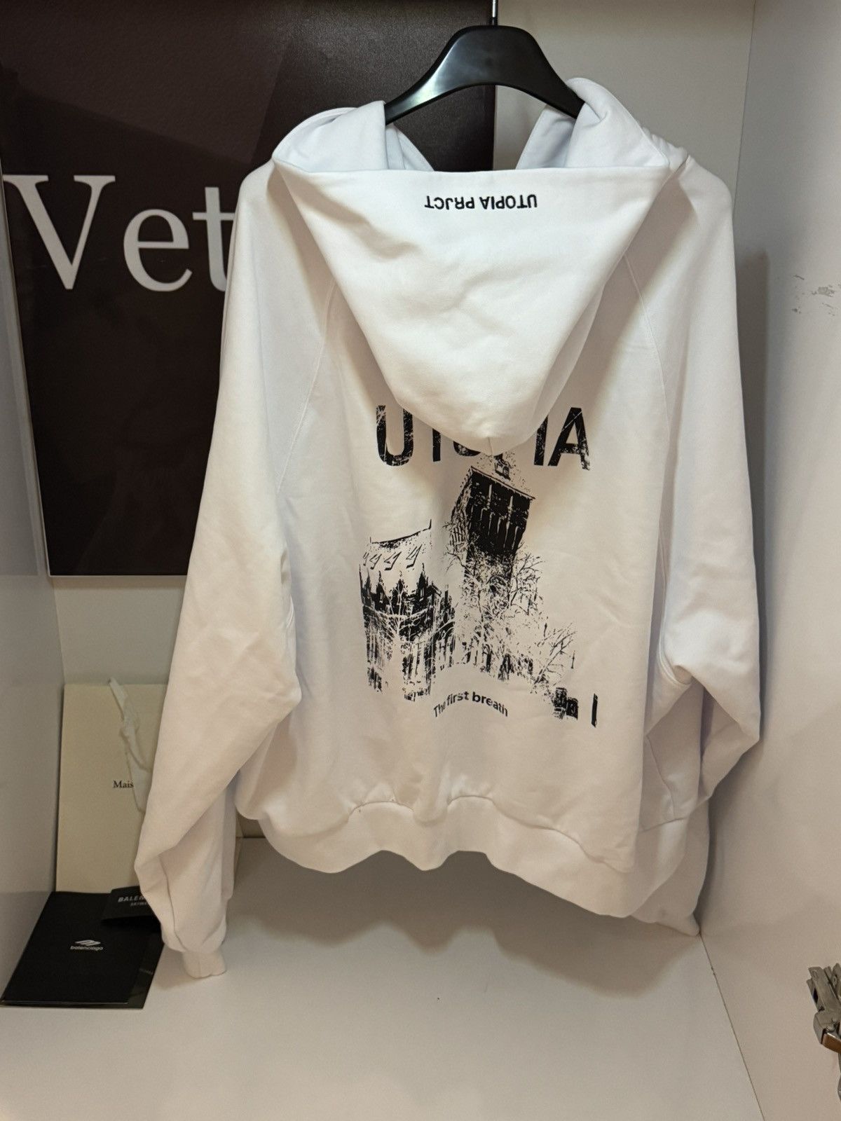 PROJECT G/R ✅Utopia Project 25 Oversized ChinaLogo hoodie whits zip Size US L / EU 52-54 / 3 - 3 Thumbnail