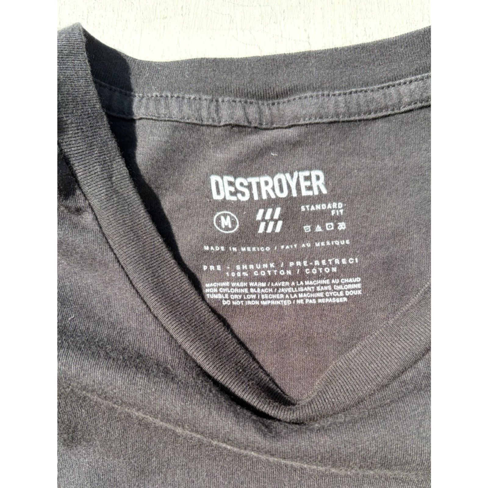 Equipment Destroyer Equipment T-Shirt Black Spell-Out M Shirts Mens 90s City Outdoor Rock Logo Size US M / EU 48-50 / 2 - 4 Thumbnail