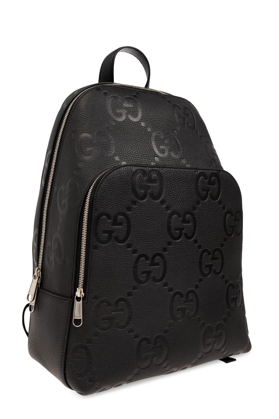 Gucci GUCCI Large Black Jumbo GG Leather Backpack New & Authentic Size ONE SIZE - 3 Thumbnail