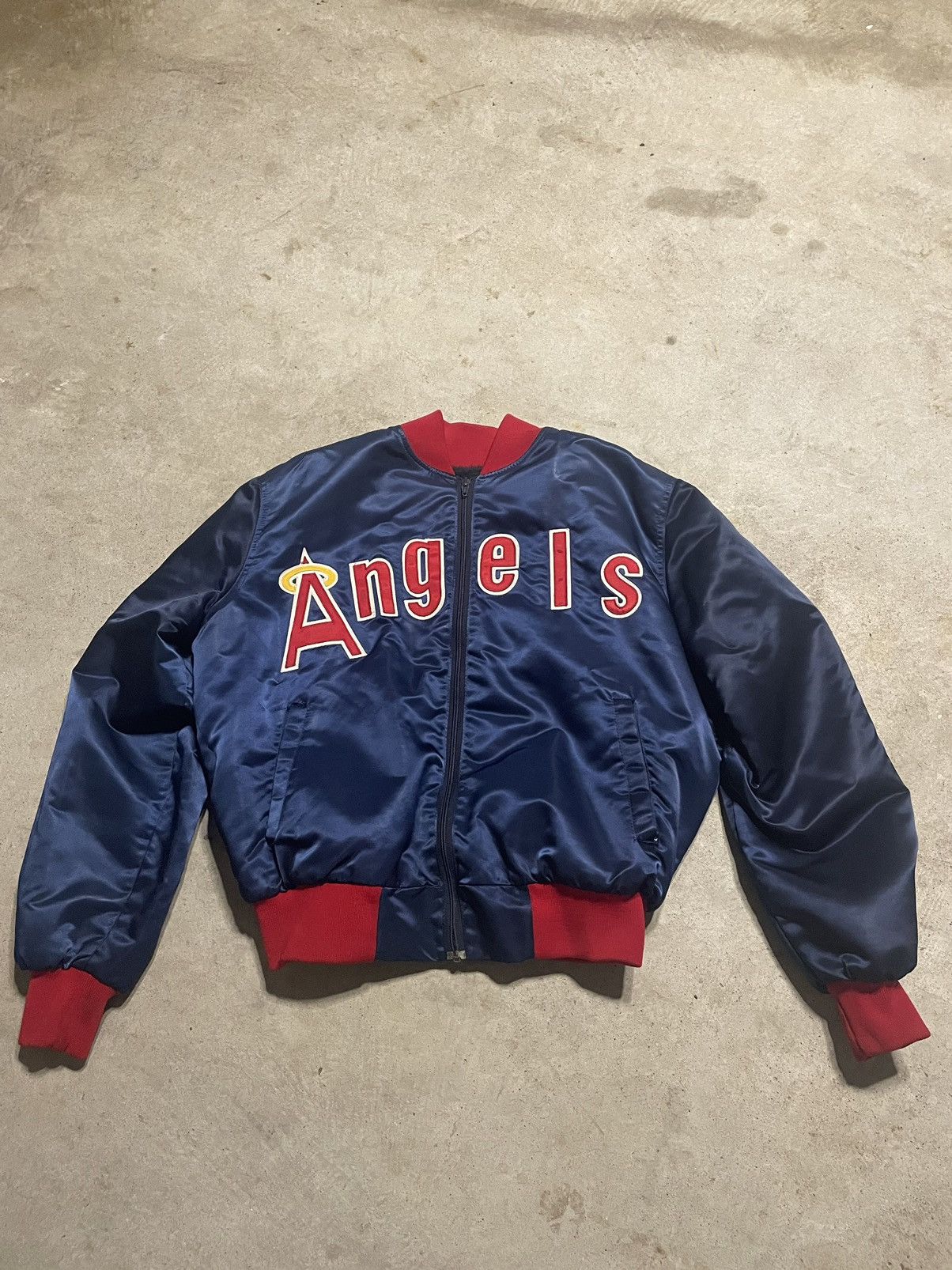 Starter Vintage 80s California Angels Jacket Size US L / EU 52-54 / 3 - 1 Thumbnail