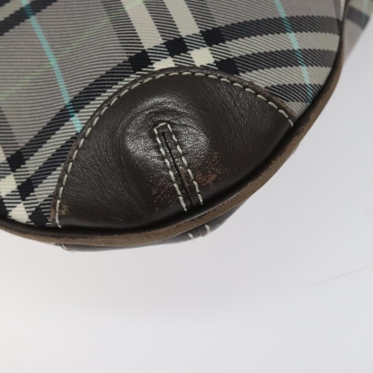 Burberry Burberry Nova Check Blue Label Shoulder Bag Nylon Gray Size ONE SIZE - 9 Thumbnail