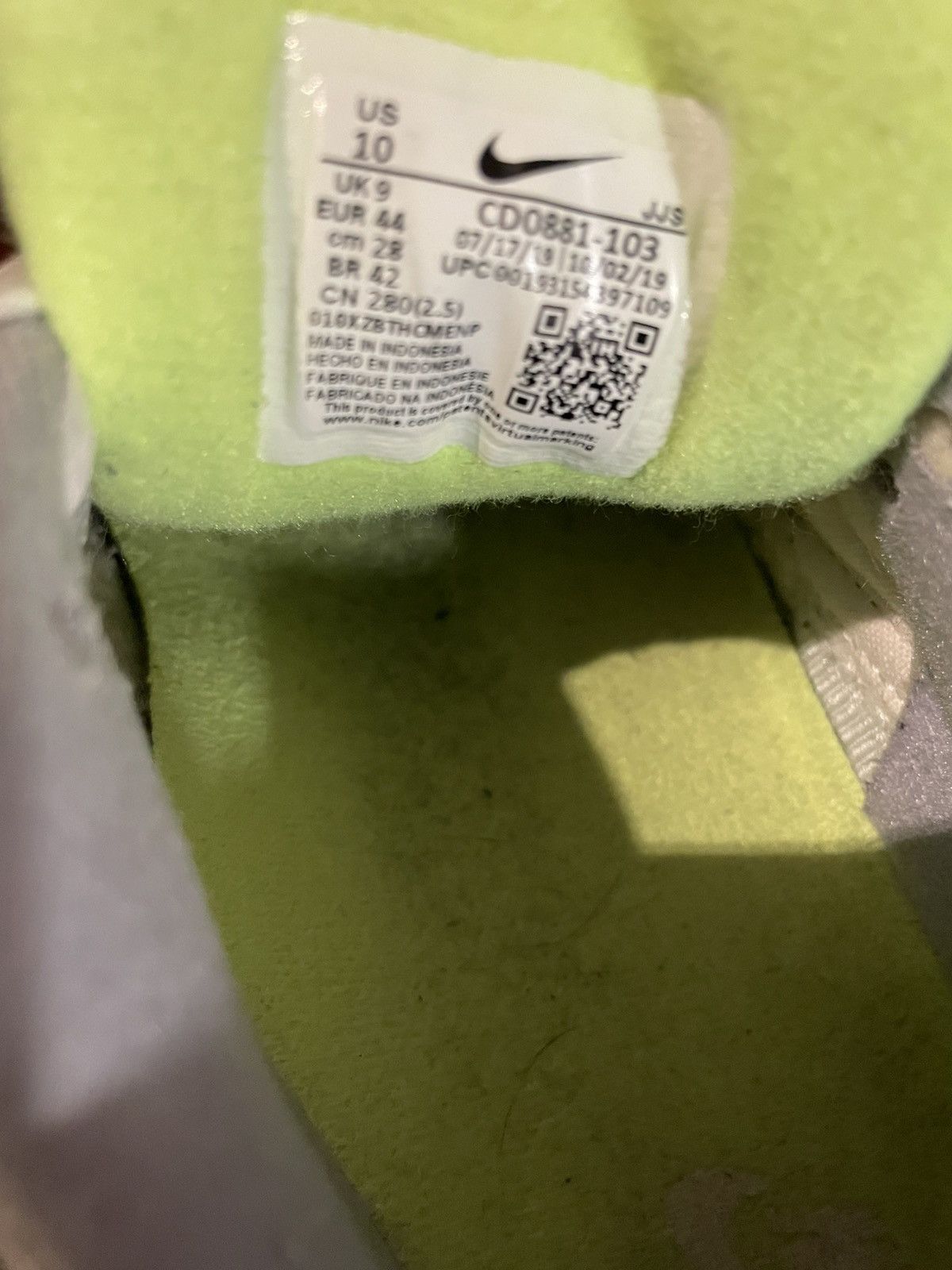 Nike NIKE Air Max 90s White Volt Size US 10 / EU 43 - 5 Thumbnail