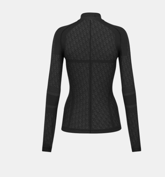 Dior o1w1db10924 Zipped Jacket in Black Size S / US 4 / IT 40 - 2 Thumbnail