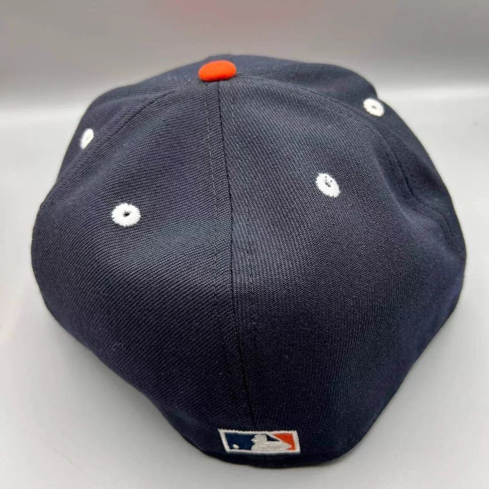New Era Houston Astros Hat Men 7 5/8 59Fifty New Era MLB Fitted Cap Size ONE SIZE - 7 Thumbnail