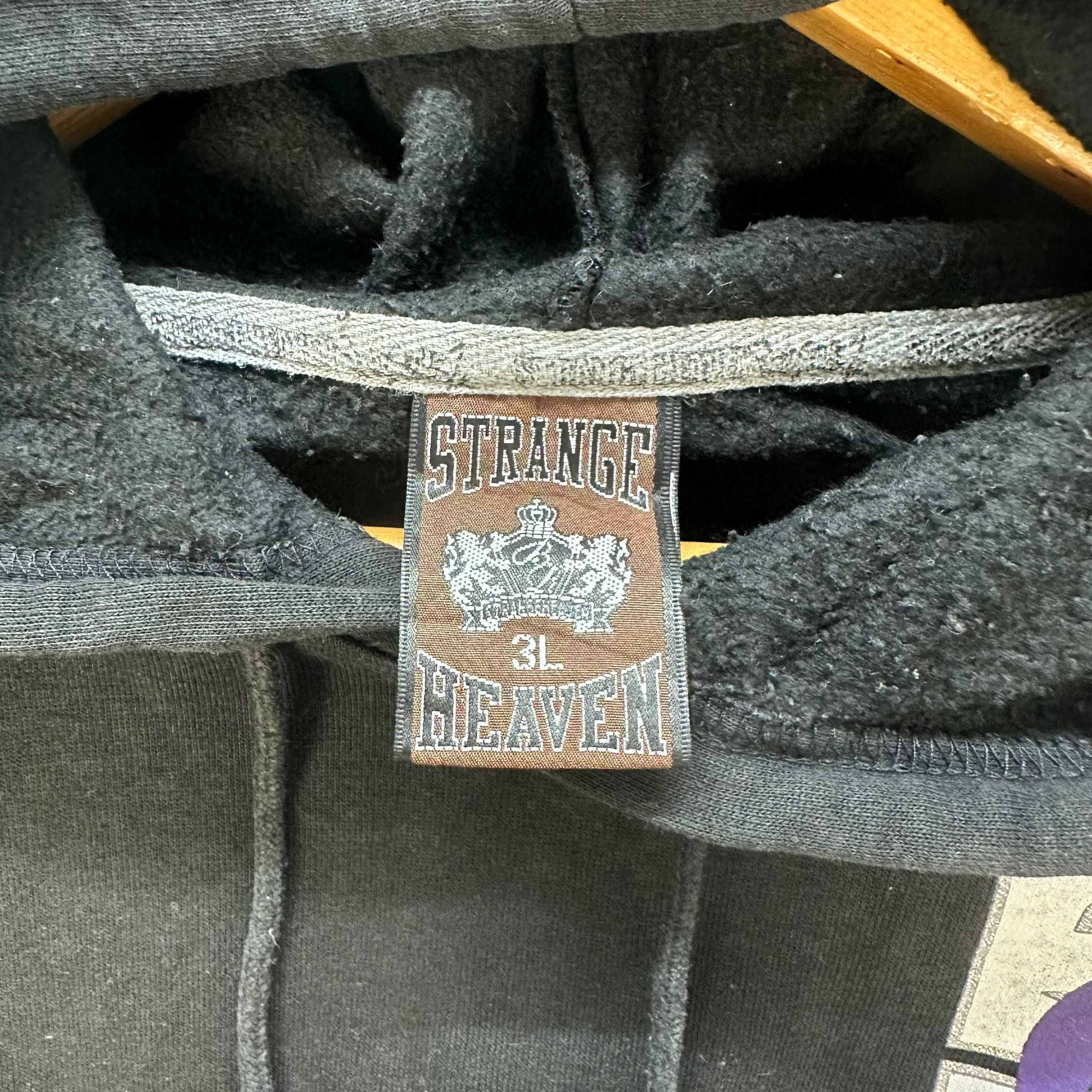 Japanese Brand VINTAGE Y2K STRANGE HEAVEN ART GRAPHIC HOODIES #8709-022 Size US M / EU 48-50 / 2 - 9 Thumbnail