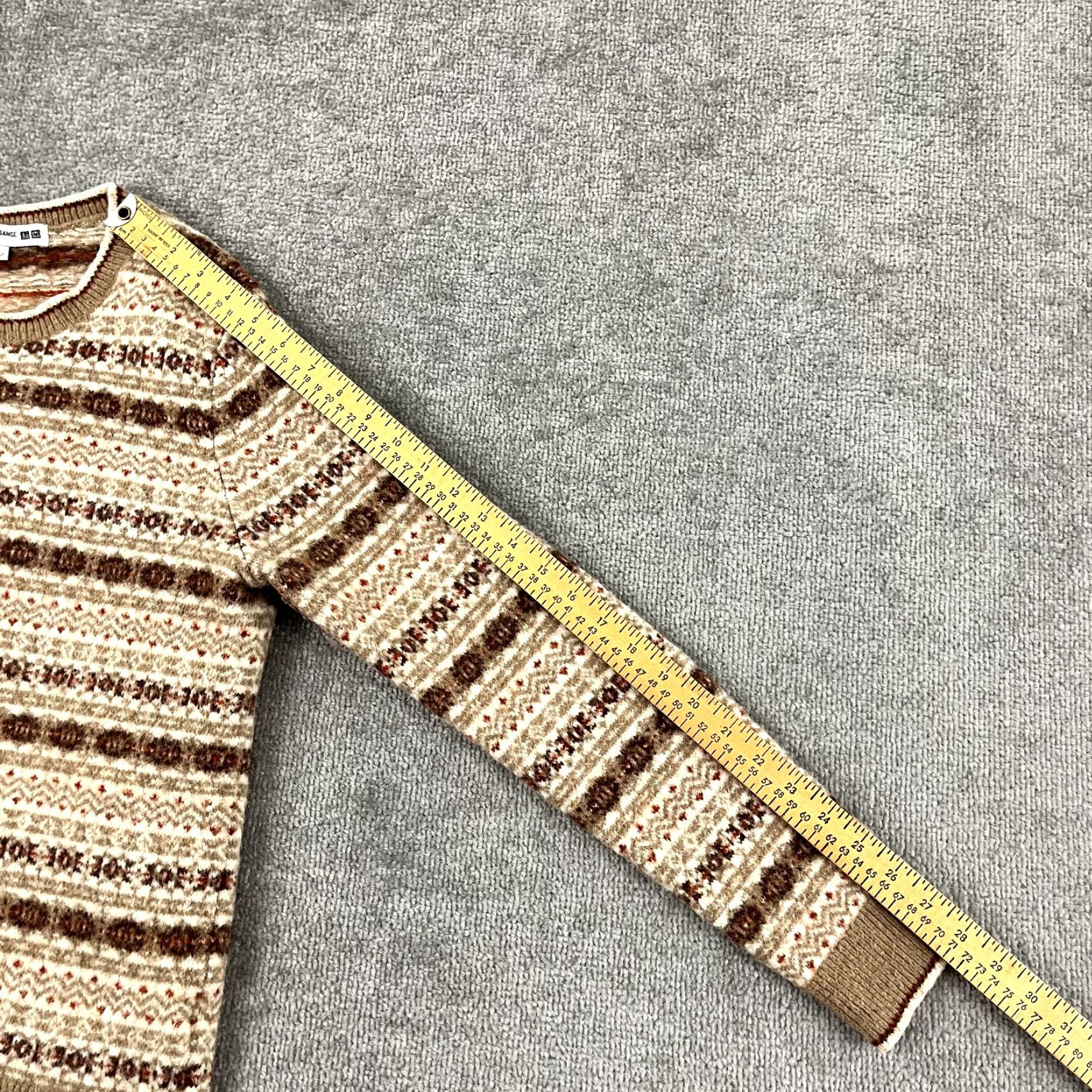 Uniqlo VINTAGE UNIQLO INES DE LA FRESSANGE Sweater Shirt Women Brown Alpaca Wool Crew Neck L Size L / US 10 / IT 46 - 6 Thumbnail