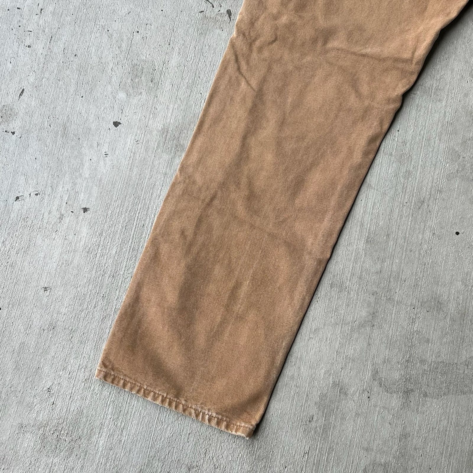 Carhartt × Vintage Carhartt brown double knee work wear carpenter pants Size US 31 - 10 Thumbnail