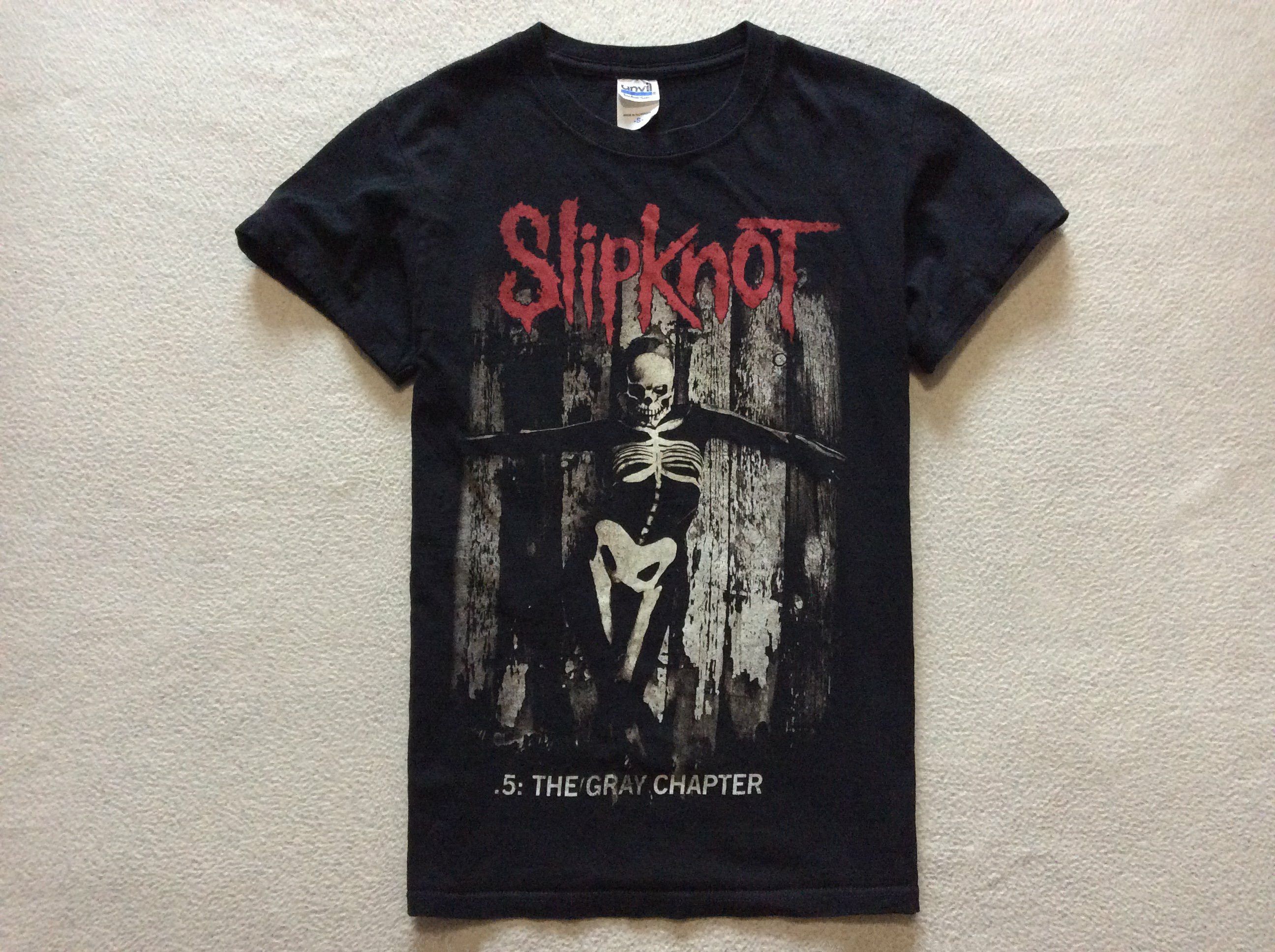 Rock Tees × Slipknot × Vintage SLIPKNOT 5 THE GREY CHAPTER 2014 