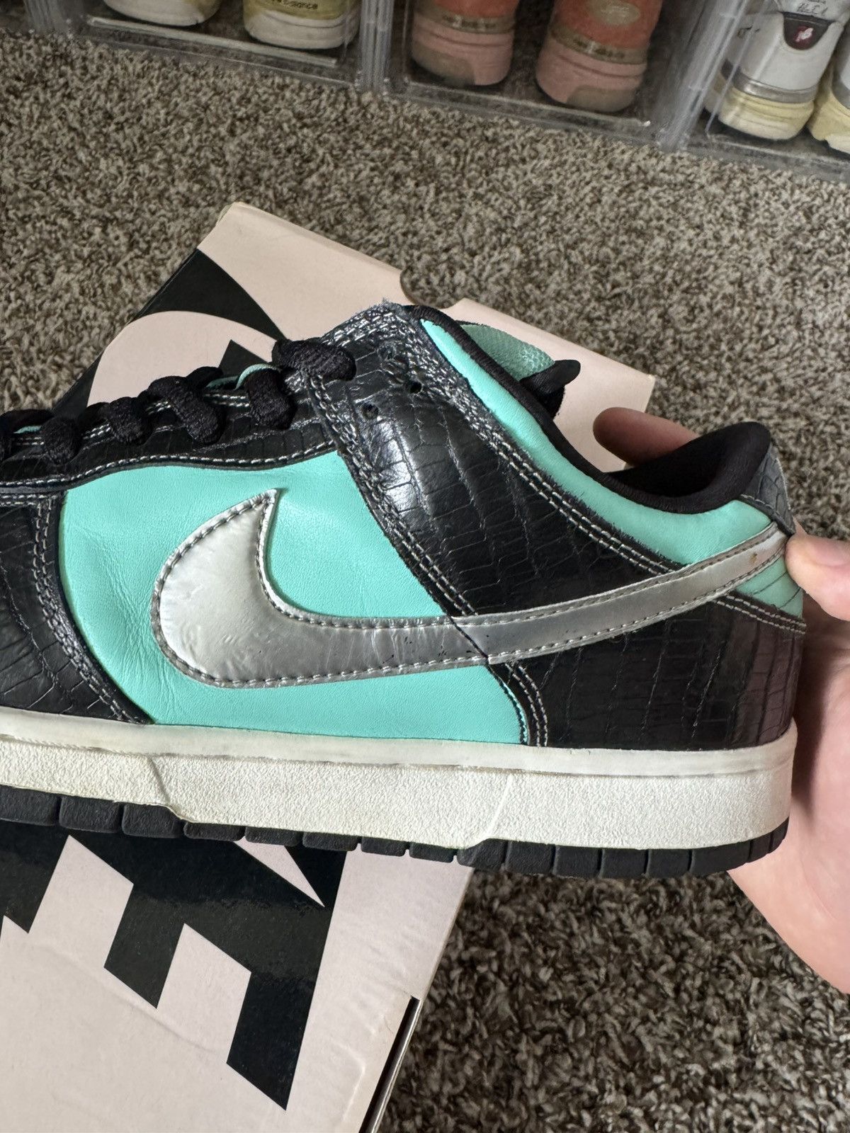 Nike SB Nike SB Dunk Low Pro x Diamond Supply Co. Tiffany Size 12 Size US 12 / EU 45 - 15 Thumbnail