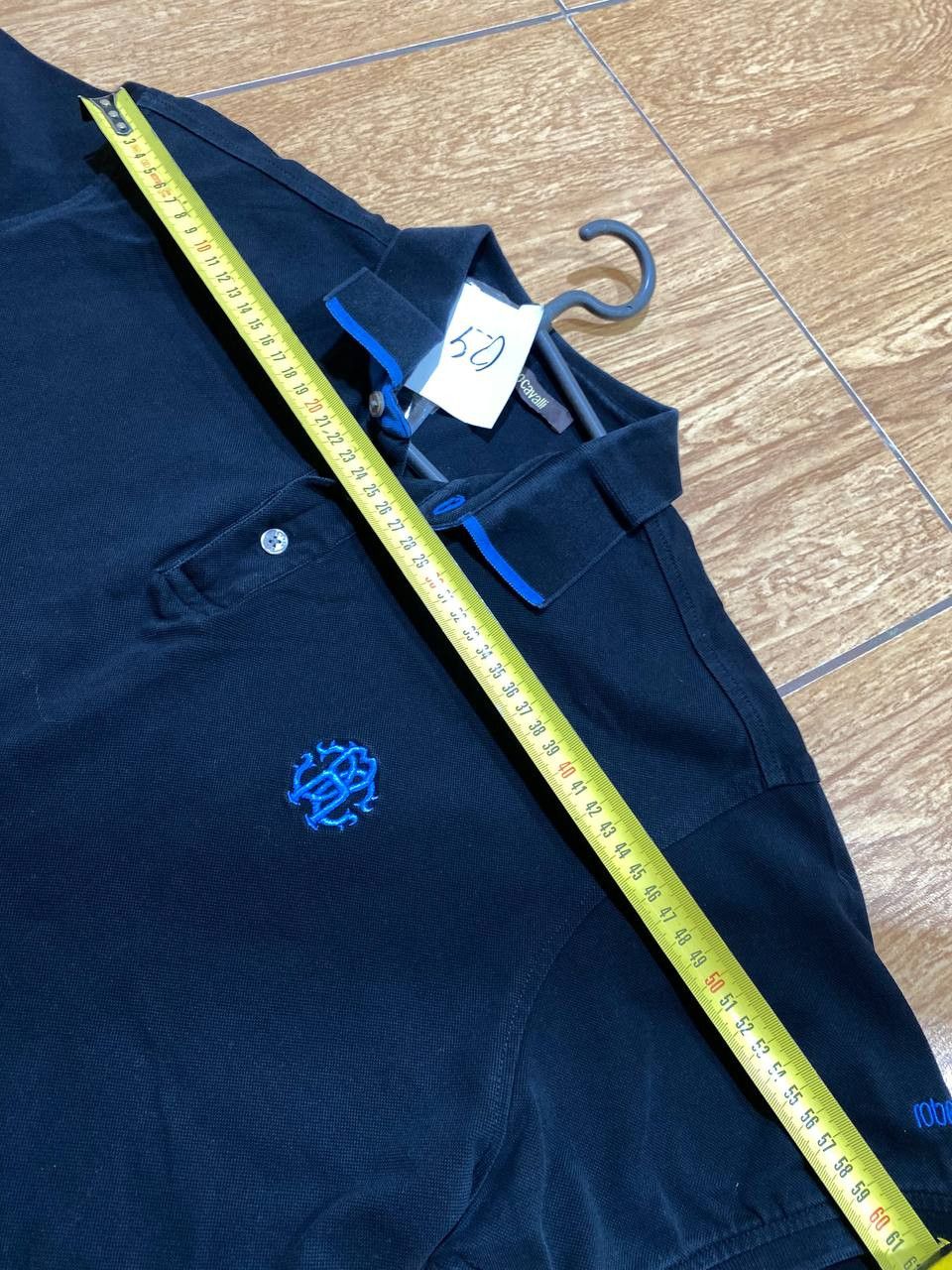 Roberto Cavalli ROBERTO CAVALLI Classic Logo Cotton Short Sleeve Polo Shirt Size US XXL / EU 58 / 5 - 7 Thumbnail
