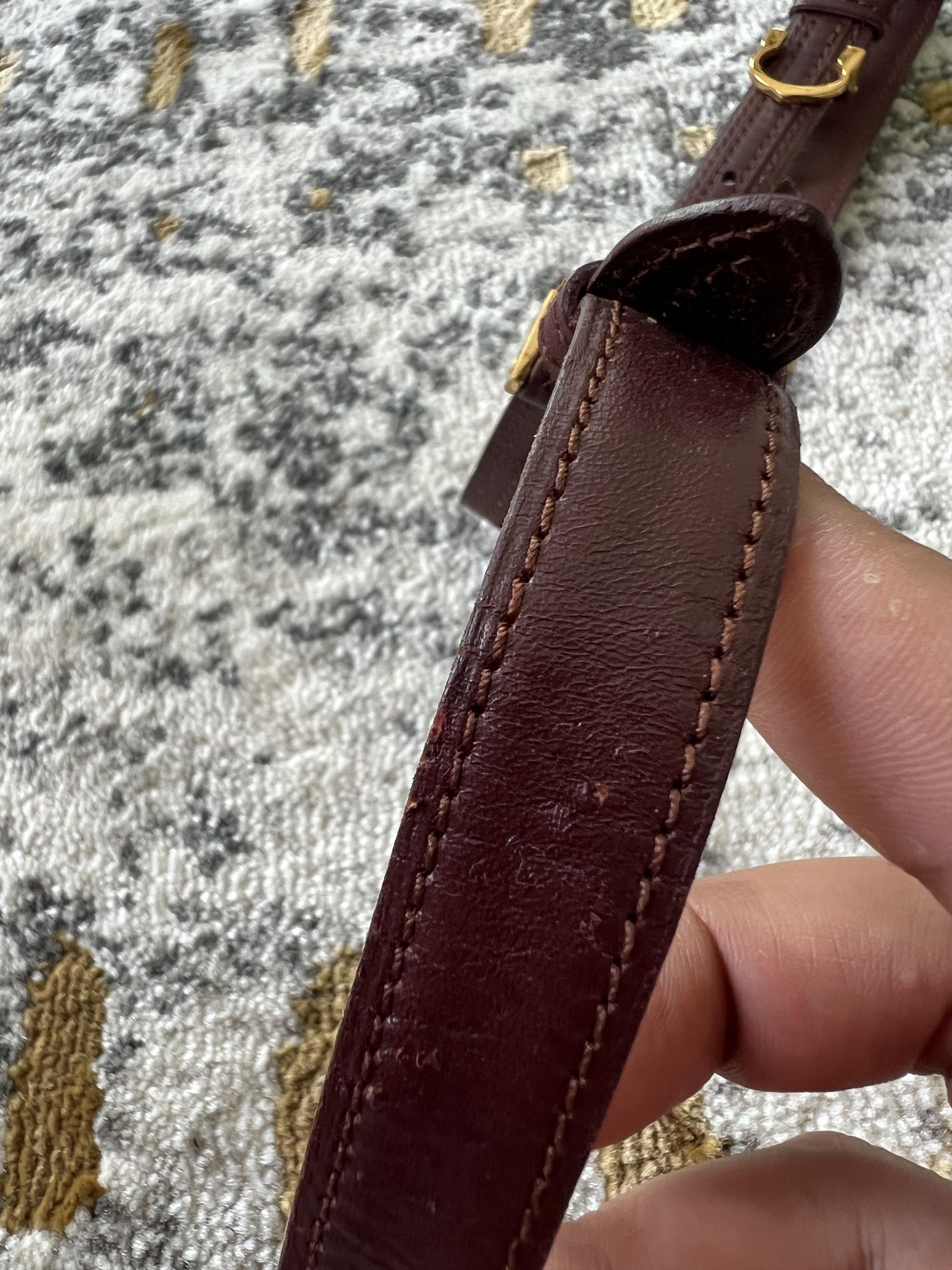 Cartier × Vintage Vintage Must De Cartier leather belt Size ONE SIZE - 5 Thumbnail