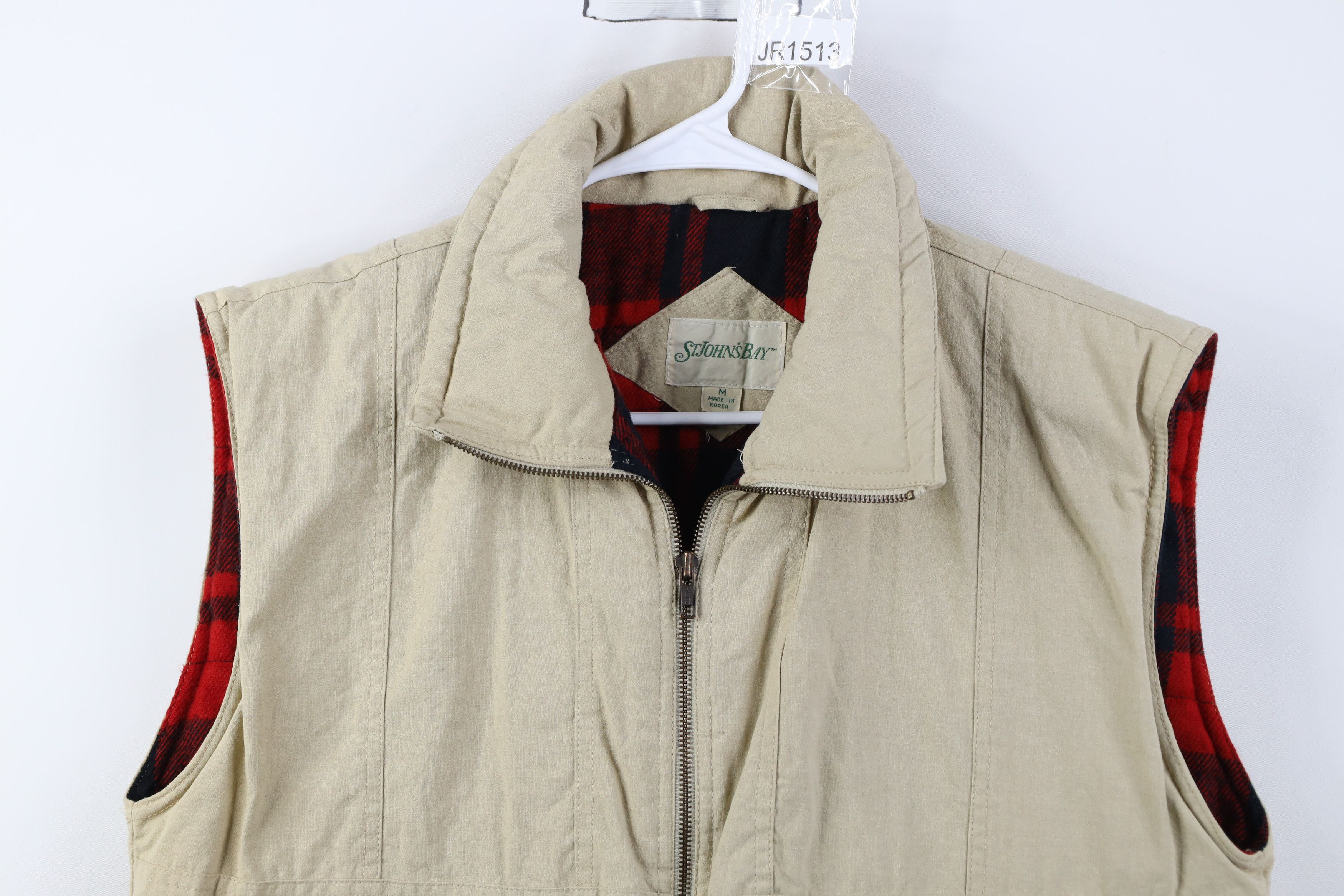 Vintage Vintage 90s Streetwear Lined Stonewash Puffer Vest Jacket Size US M / EU 48-50 / 2 - 2 Thumbnail