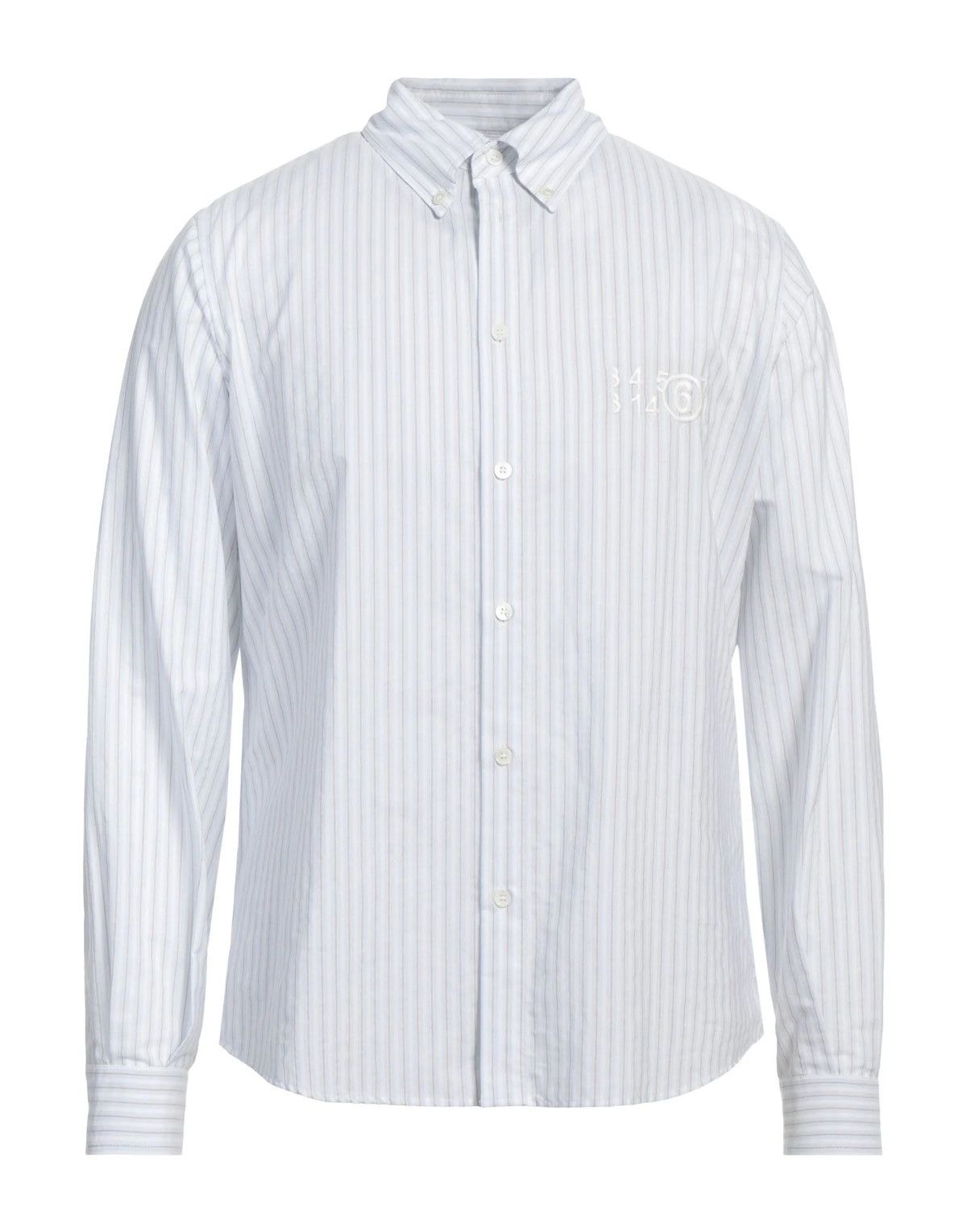 Maison Margiela !DS! SS23 Maison Margiela Stripped Numbers White Shirt Size M / US 6-8 / IT 42-44 - 4 Thumbnail