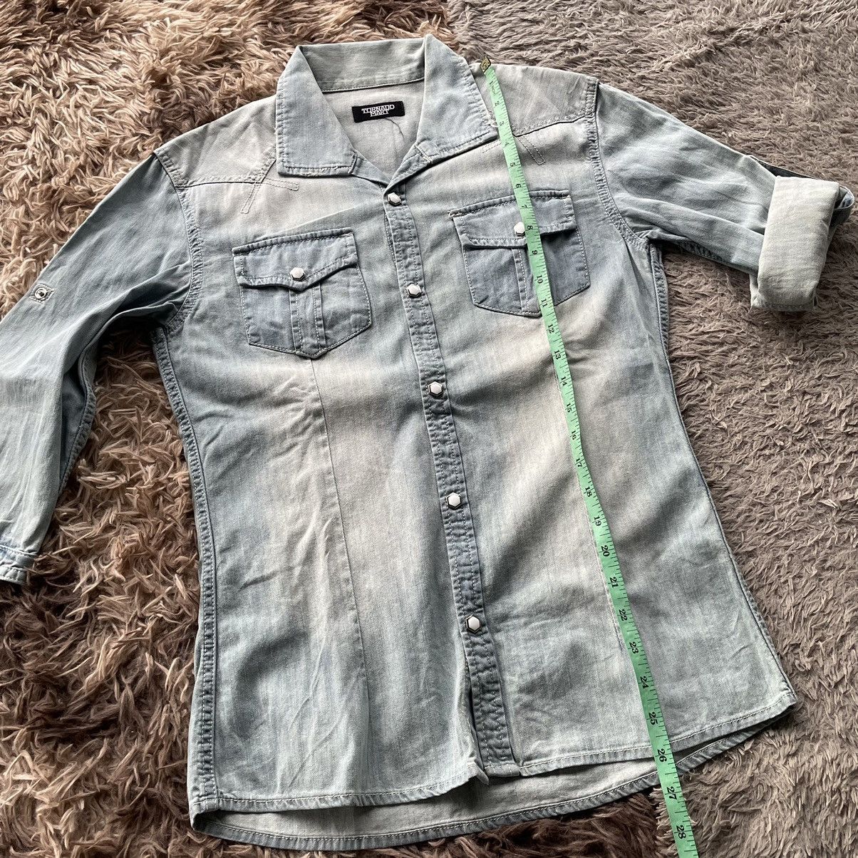 Japanese Brand Tornado mart denim button ups Size M / US 6-8 / IT 42-44 - 13 Thumbnail