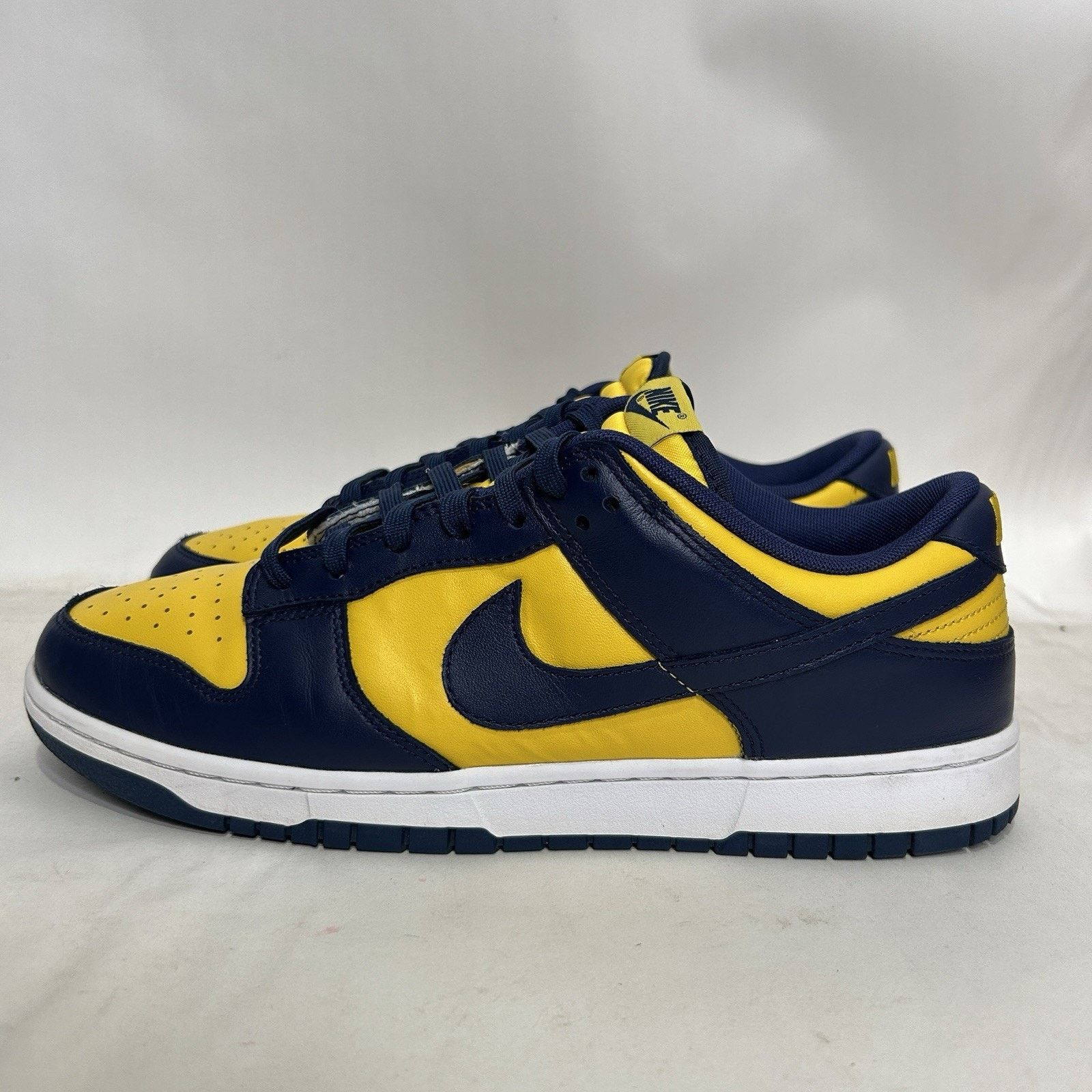 Nike Nike Dunk Low Retro “Michigan/Blue Yellow” Size US 12 / EU 45 - 6 Thumbnail
