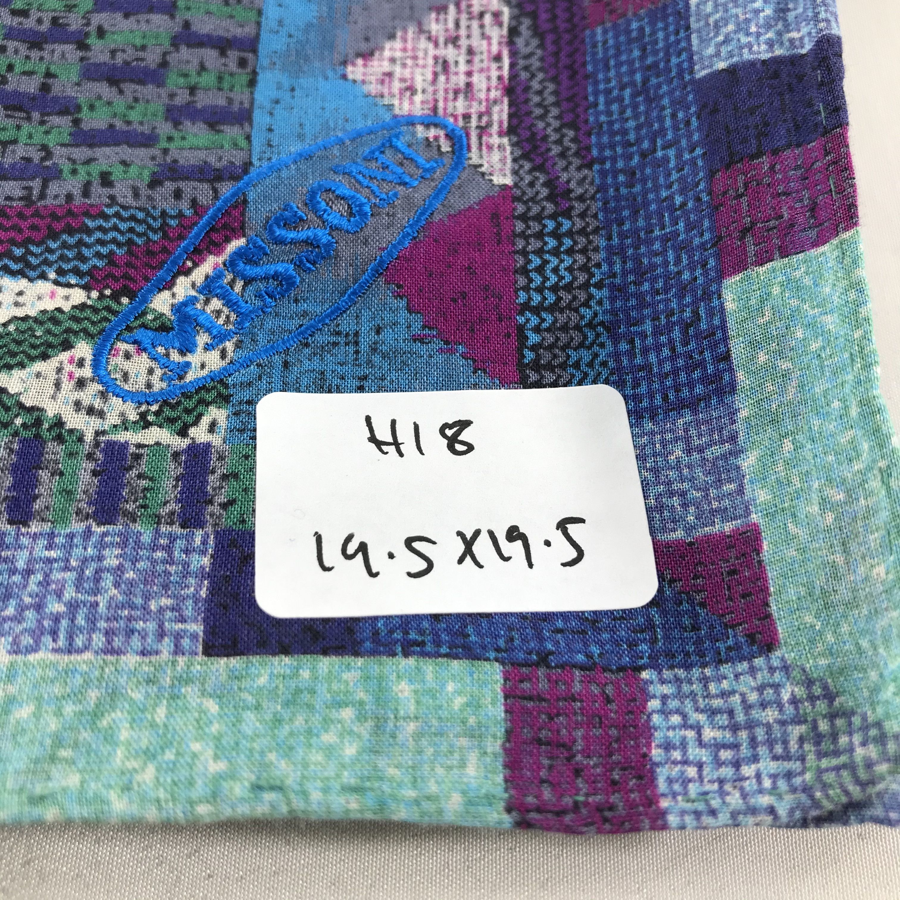 Missoni × Vintage Missoni Handkerchief Neckerchief Bandana H18 Size ONE SIZE - 6 Thumbnail