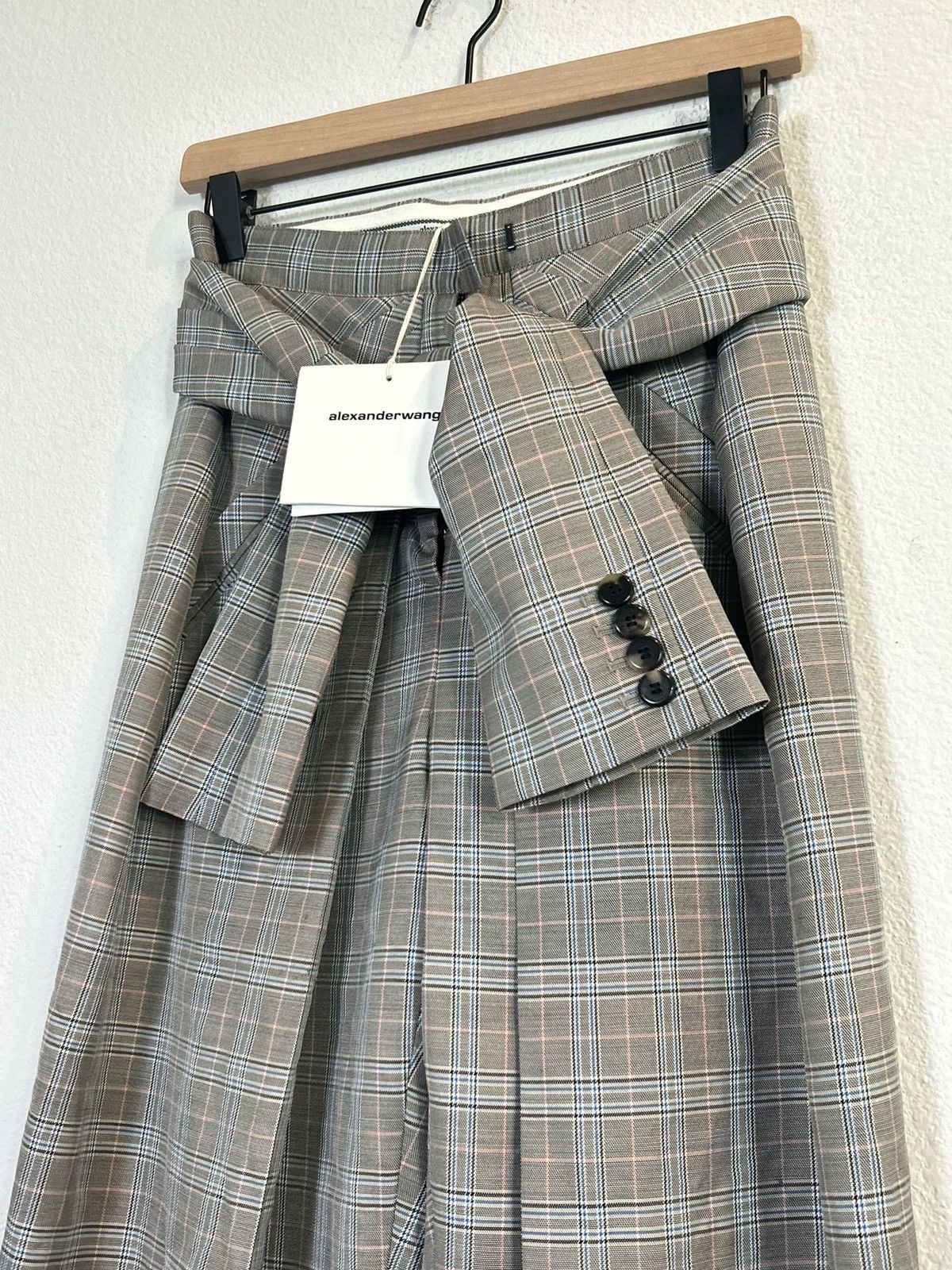 Alexander Wang NWT! Belted Sleeve Cropped Trousers Size 28" / US 6 / IT 42 - 3 Thumbnail