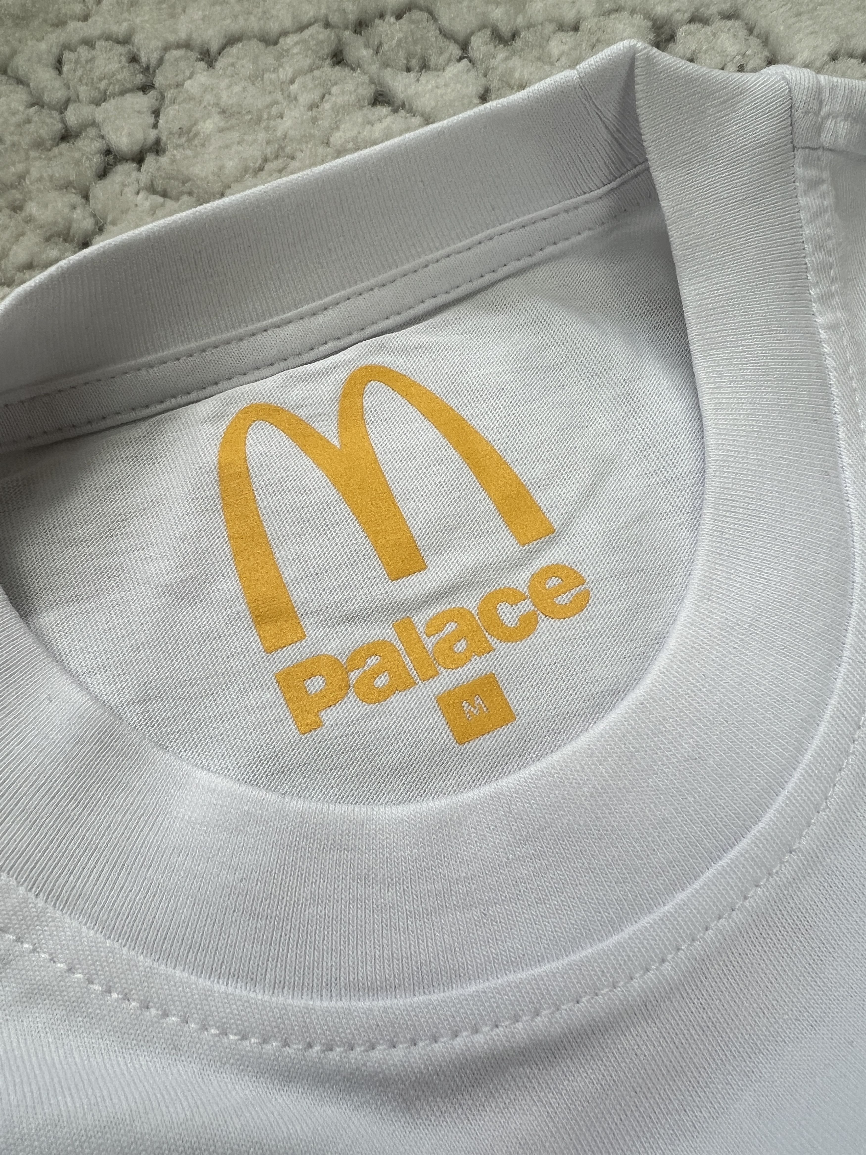 Palace Palace x McDonald’s Description T-Shirt White M Size US M / EU 48-50 / 2 - 6 Thumbnail