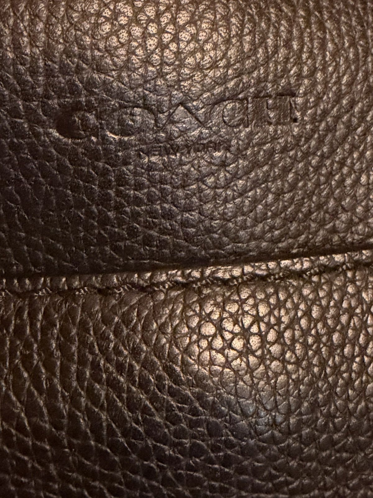 Coach Coach Gotham Slim Crossbody – Black Pebble Leather Size ONE SIZE - 5 Thumbnail