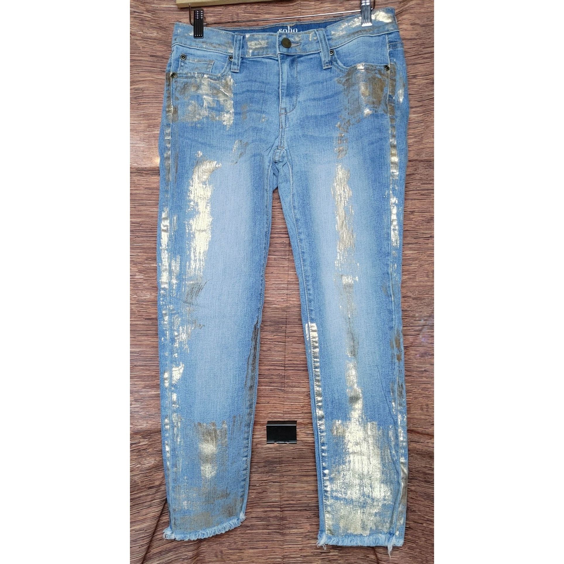 Other Soho New York & Company Women's Golden Boyfriend Jeans Size Size 26" / US 2 / IT 38 - 1 Thumbnail