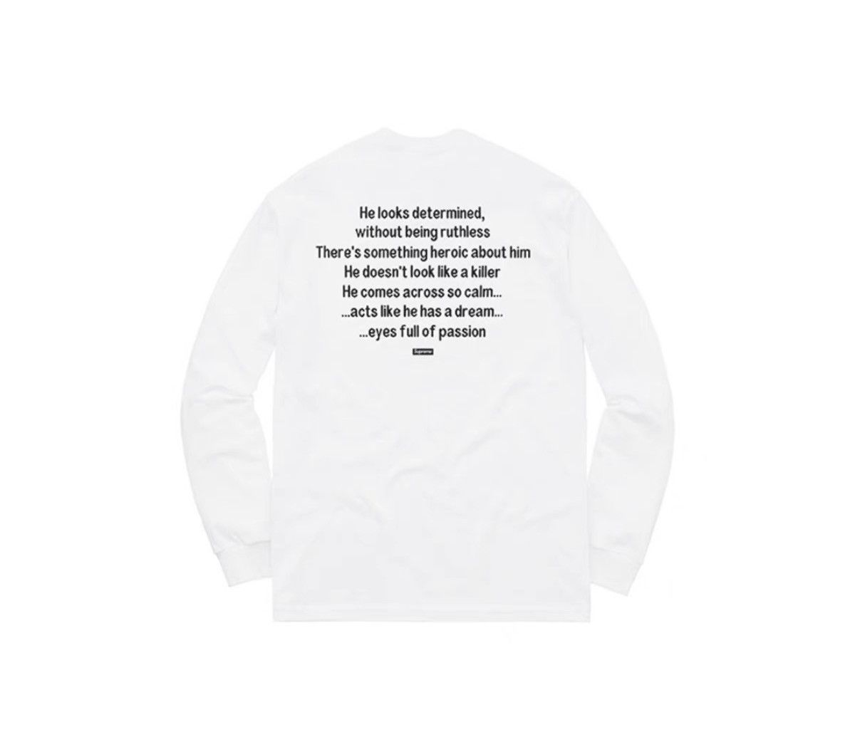 Supreme Supreme the killer l/s tee white Size US S / EU 44-46 / 1 - 3 Thumbnail