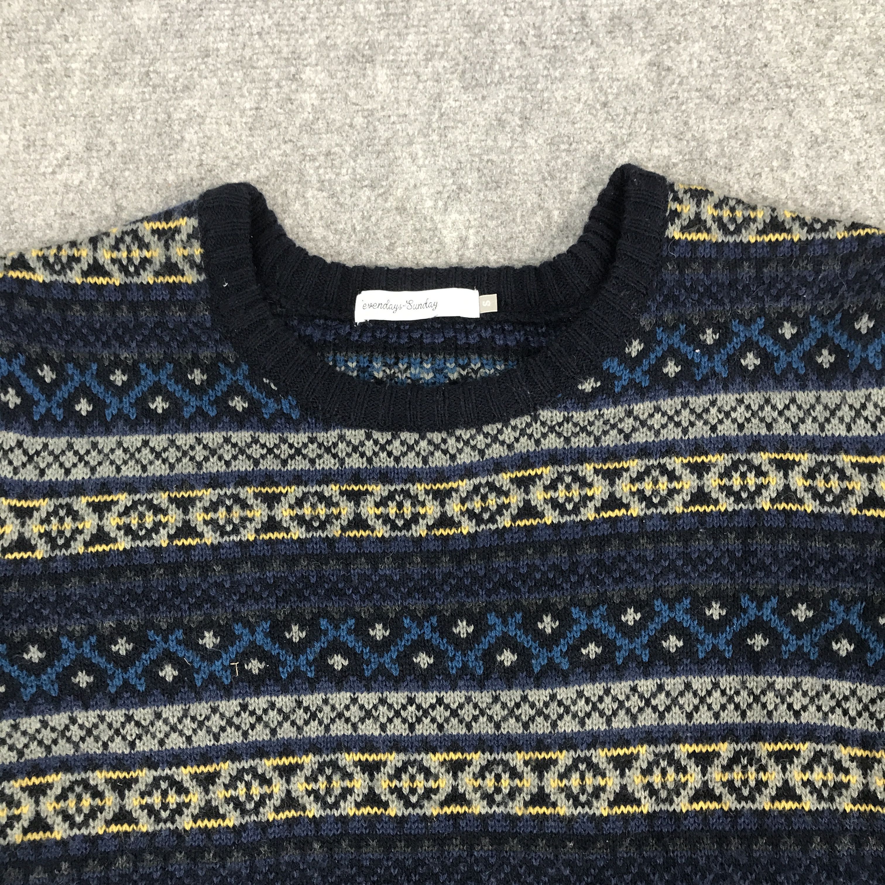 Aran Isles Knitwear × Japanese Brand × Vintage Navajo Knitwear Japan sevendays=sunday brand Knitwear Size US S / EU 44-46 / 1 - 8 Thumbnail