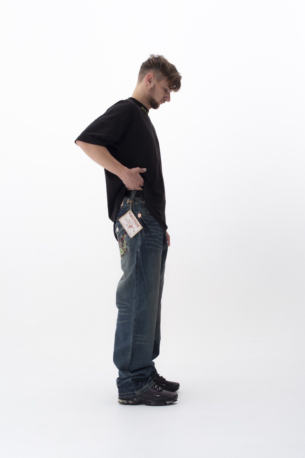 True Religion × Vintage New True Religion Jeans Denim faded pants y2k hype Size US 38 / EU 54 - 5 Thumbnail