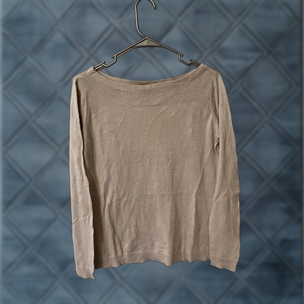 Loft LOFT Women's Sweater Pink Solid Medium Boat Neck ANN TAYLOR Size M / US 6-8 / IT 42-44 - 1 Thumbnail