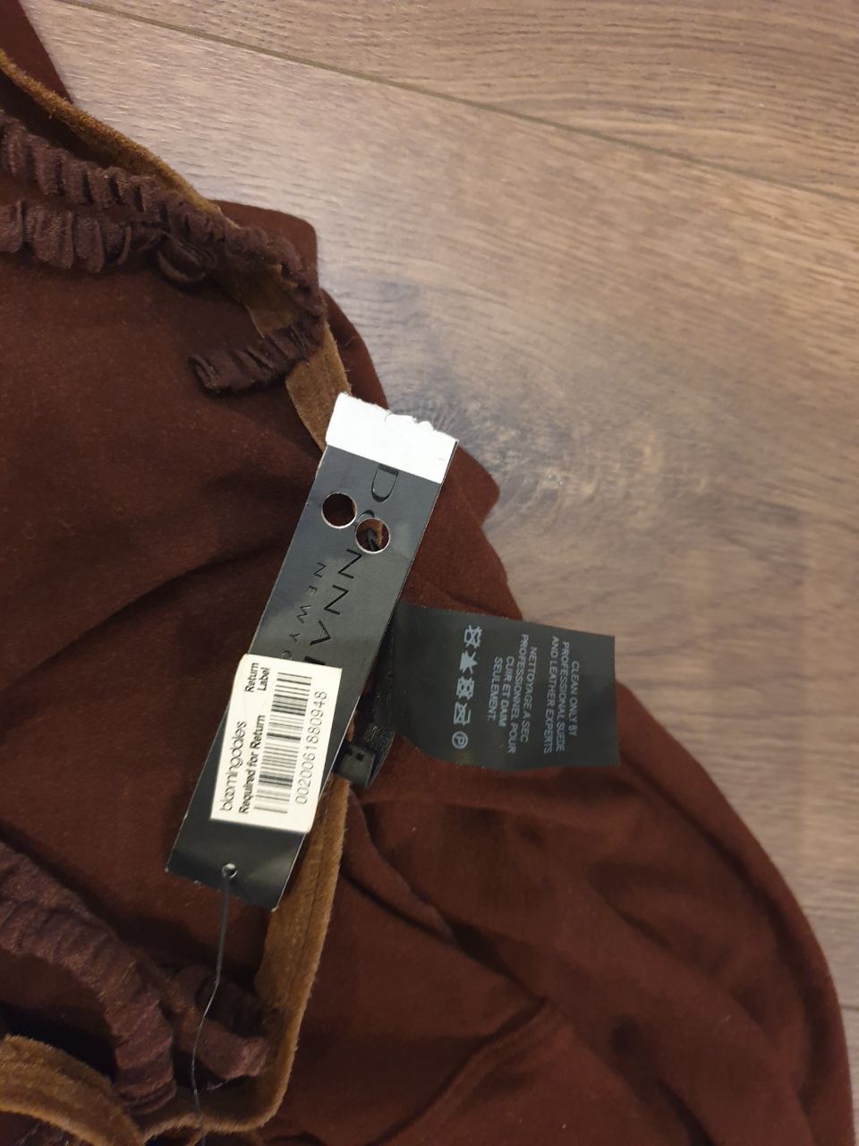 DKNY $1050 DKNY chocolate brown midi dress sz M Brand New Size M / US 6-8 / IT 42-44 - 3 Thumbnail