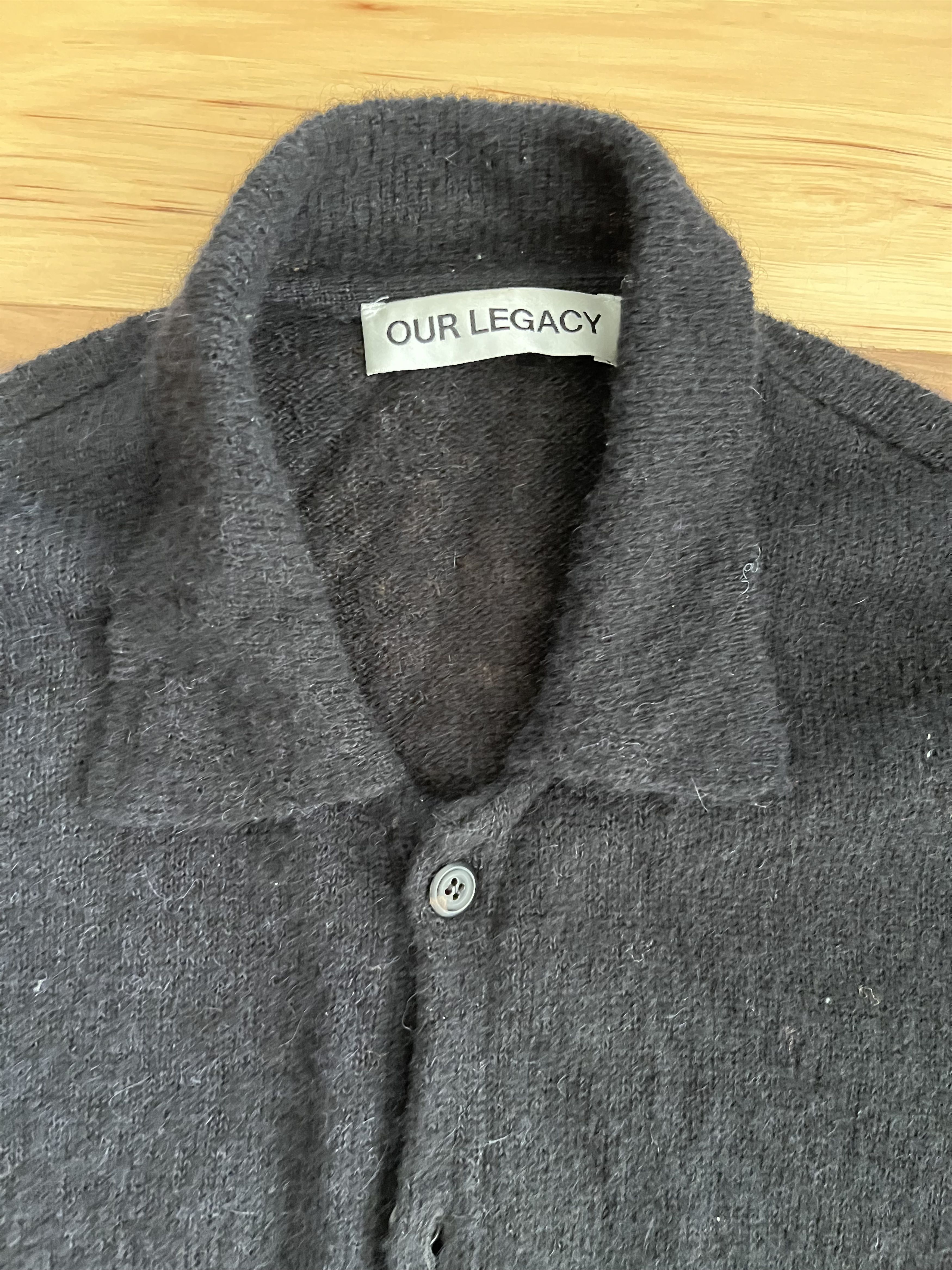 Our Legacy Evening Polo Cardigan Size US L / EU 52-54 / 3 - 2 Thumbnail