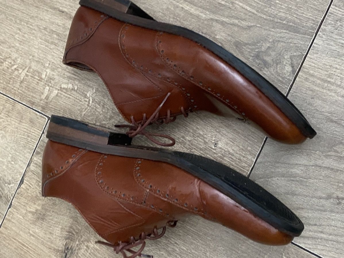 Clarks Clarks Brown Leather Brogue Oxford Shoes (EU 42.5) Like New Size US 9 / EU 42 - 5 Thumbnail