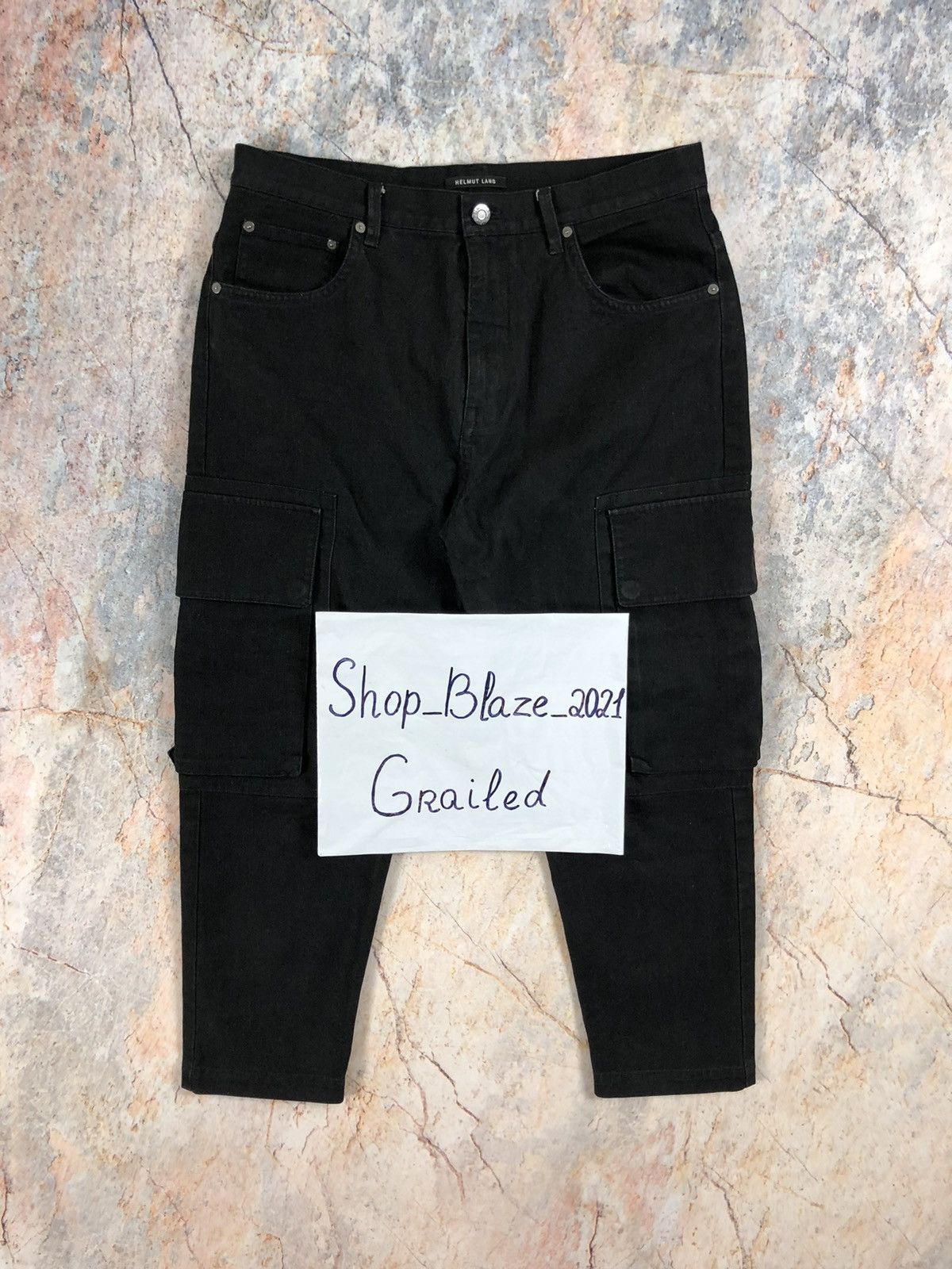 Helmut Lang Helmut Lang cargo joggers jeans pants Size US 33 - 2 Thumbnail
