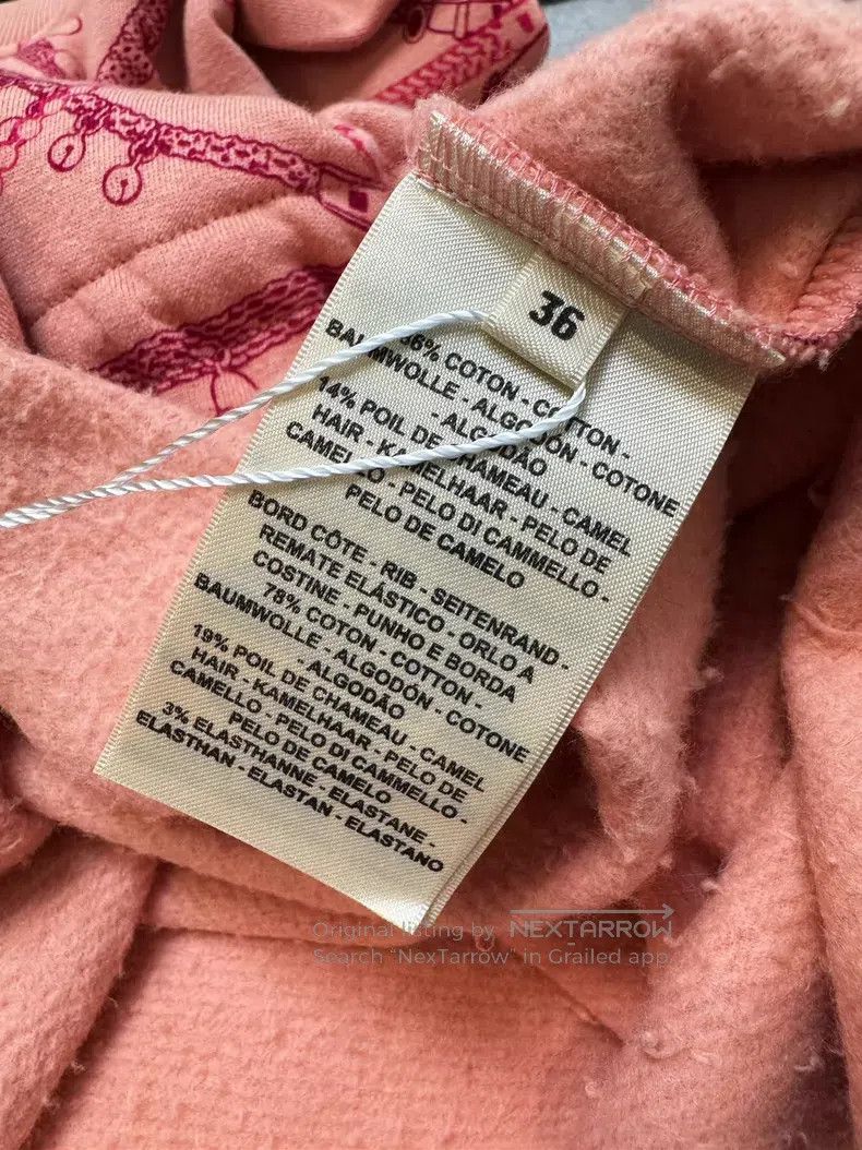 Hermes Hermes Pink Lock Chain Printed Hoodie Dress Size XS / US 0-2 / IT 36-38 - 7 Thumbnail