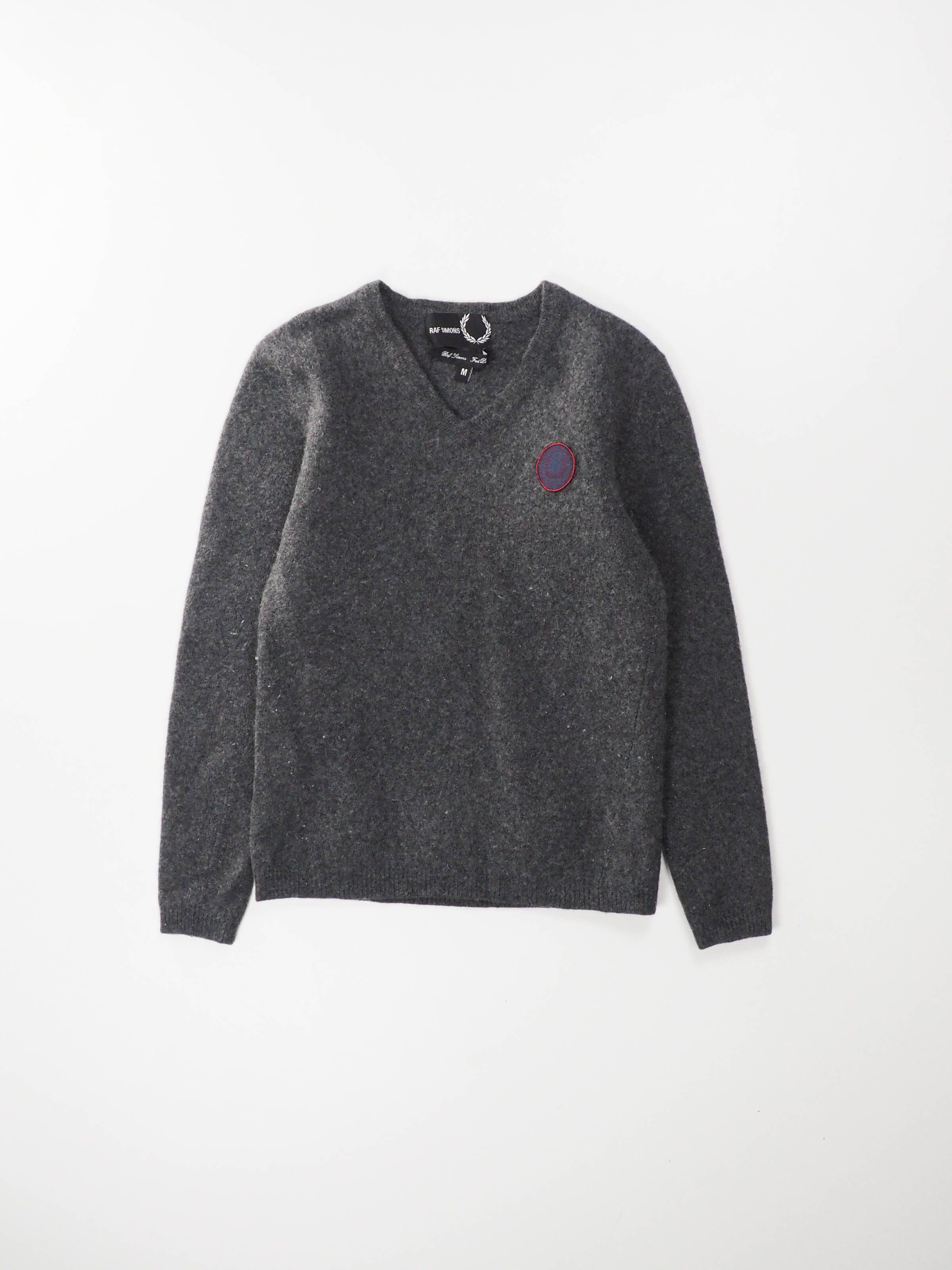 Fred Perry × Raf Simons Fred Perry x Raf Simons V neck sweater Size S / US 4 / IT 40 - 1 Thumbnail
