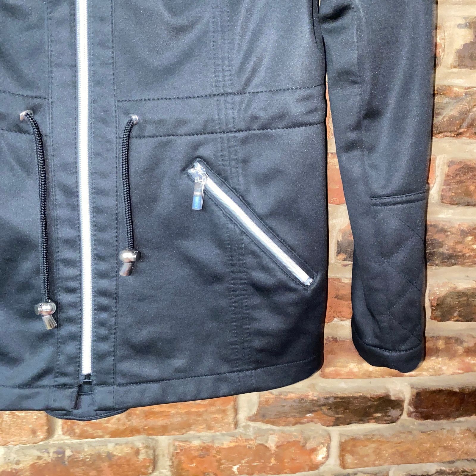 Laundry by Shelli Segal Laundry Shelli Segal Black Lightweight Softshell Jacket XS Size XS / US 0-2 / IT 36-38 - 4 Thumbnail