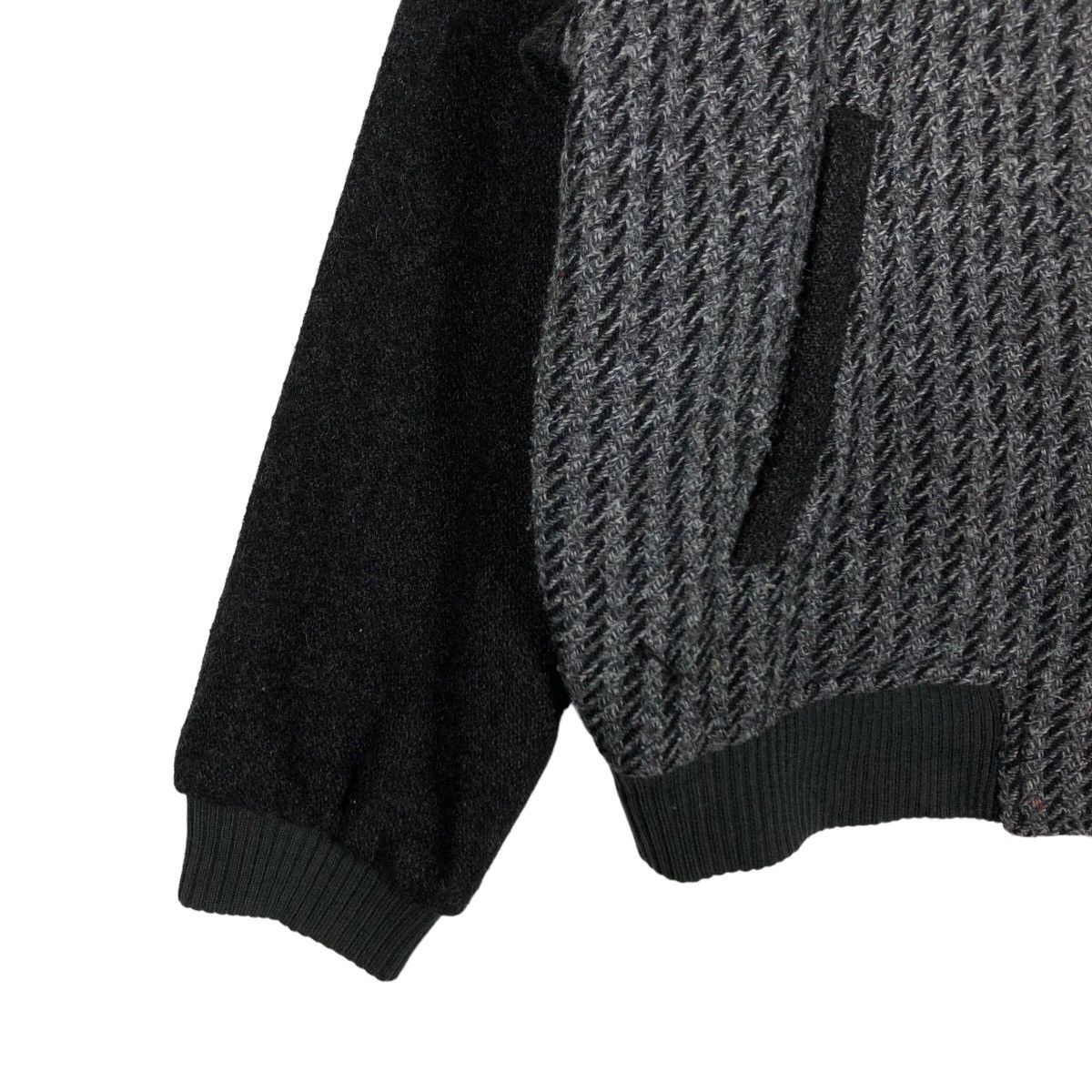 Japanese Brand 🔥Issey Miyake Ceronias Bomber Jacket Herringbone Wool Size US L / EU 52-54 / 3 - 4 Thumbnail