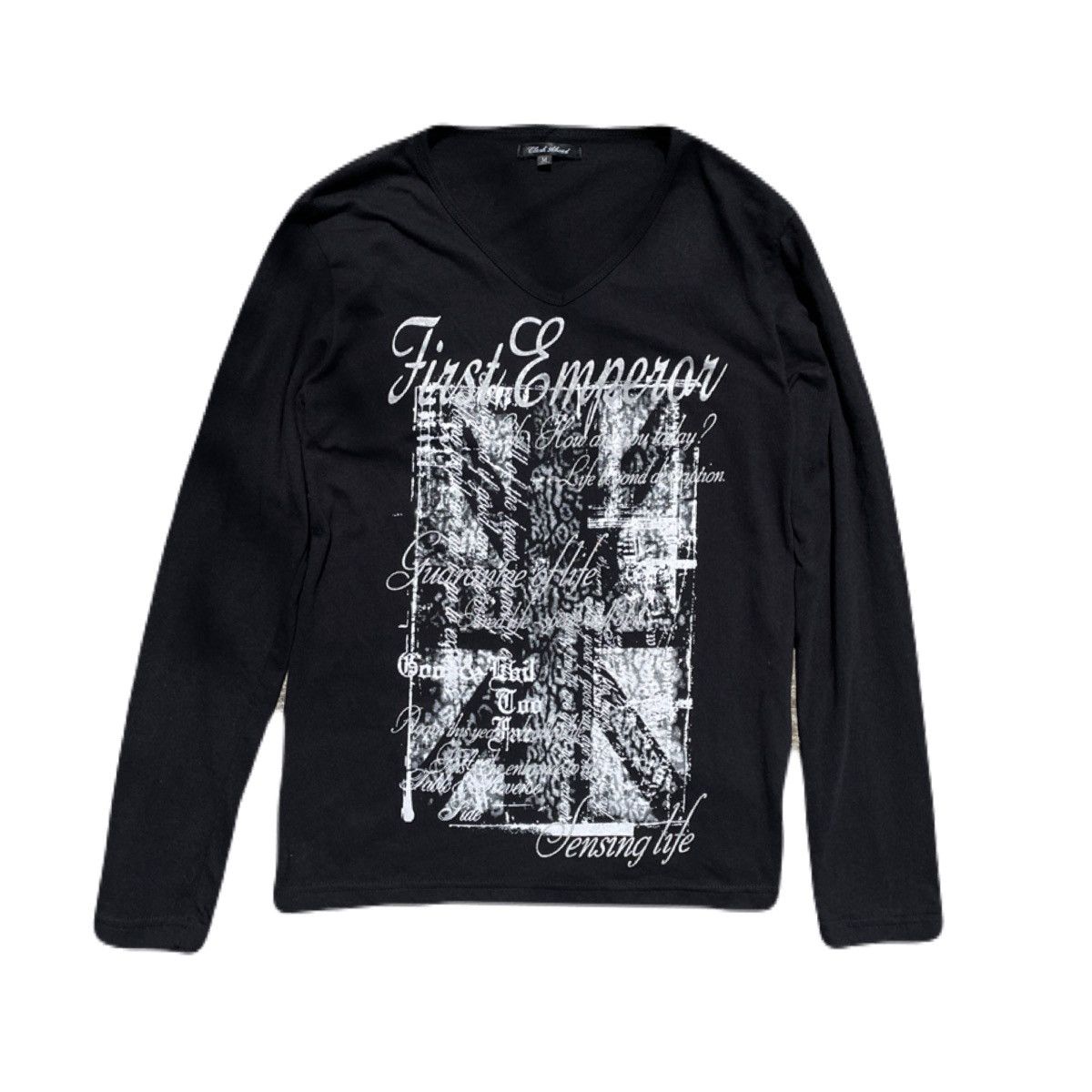 If Six Was Nine 2000s Japanese archive Vkei Glitter Poem Long Sleeve Tee Size US S / EU 44-46 / 1 - 2 Thumbnail