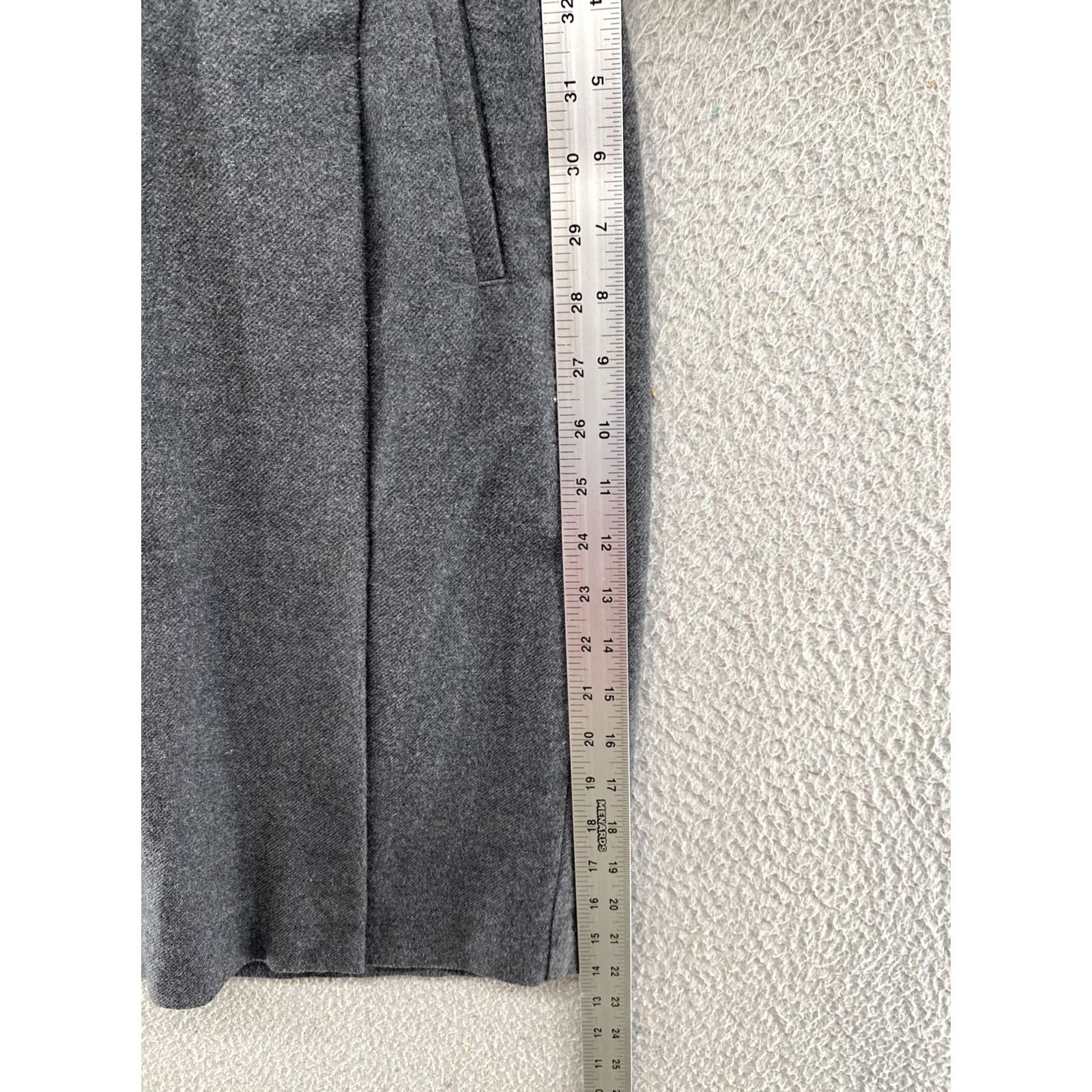 Vintage LL Bean Womens Gray Knit Wrap Buckle Skirt Size 8 Reg Size 30" / US 8 / IT 44 - 7 Thumbnail