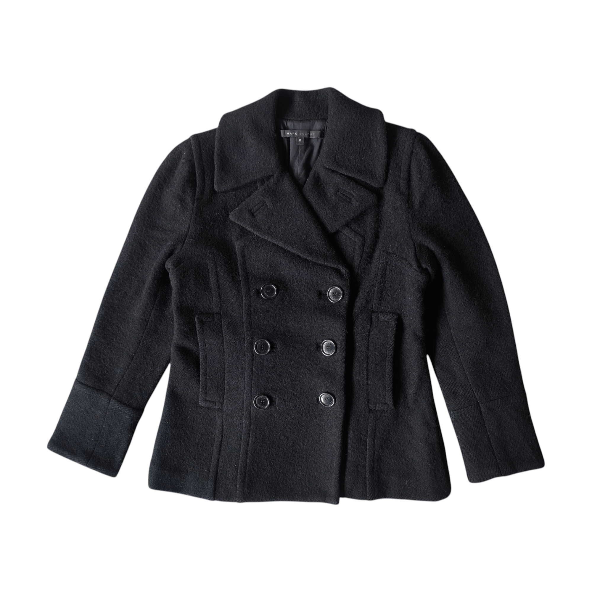 Marc Jacobs 💥 Marc jacobs designer wool peacoat jacket Size S / US 4 / IT 40 - 1 Thumbnail
