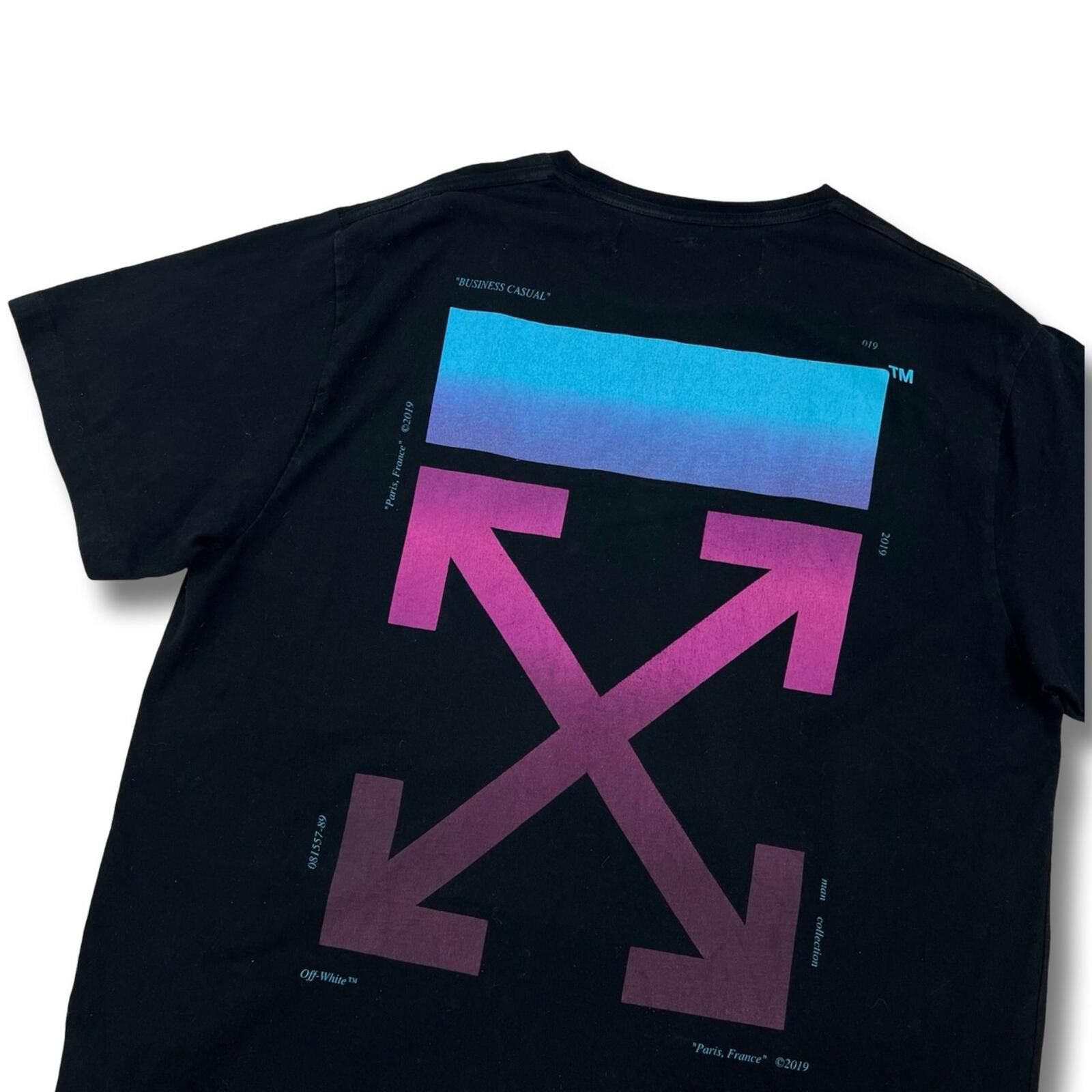 Off-White Off-White Gradient Arrows Black T Shirt Size US XL / EU 56 / 4 - 1 Thumbnail