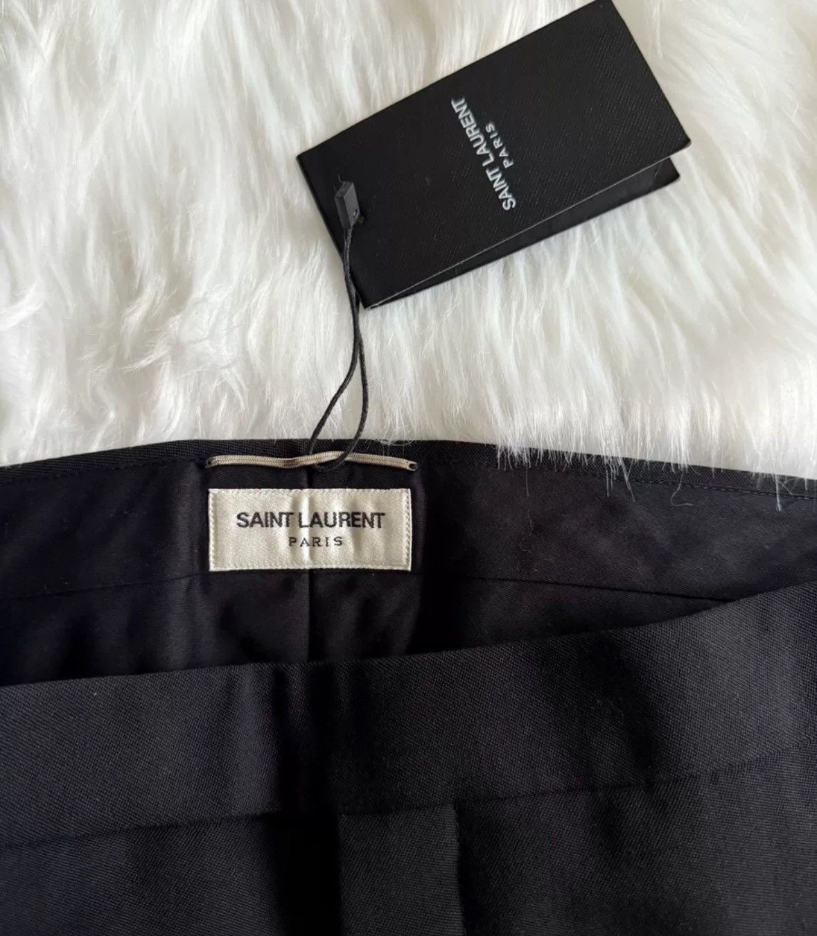 Saint Laurent Paris × Yves Saint Laurent Saint Laurent black smoking suit trousers2412-Nextarrow Size US 44 / EU 60 - 7 Thumbnail