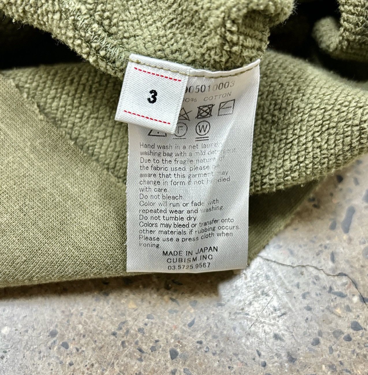 Visvim VISVIM 22AW CONTRARY DEPT JUMBO HOODIE CRASH ，size3 Size US L / EU 52-54 / 3 - 11 Thumbnail